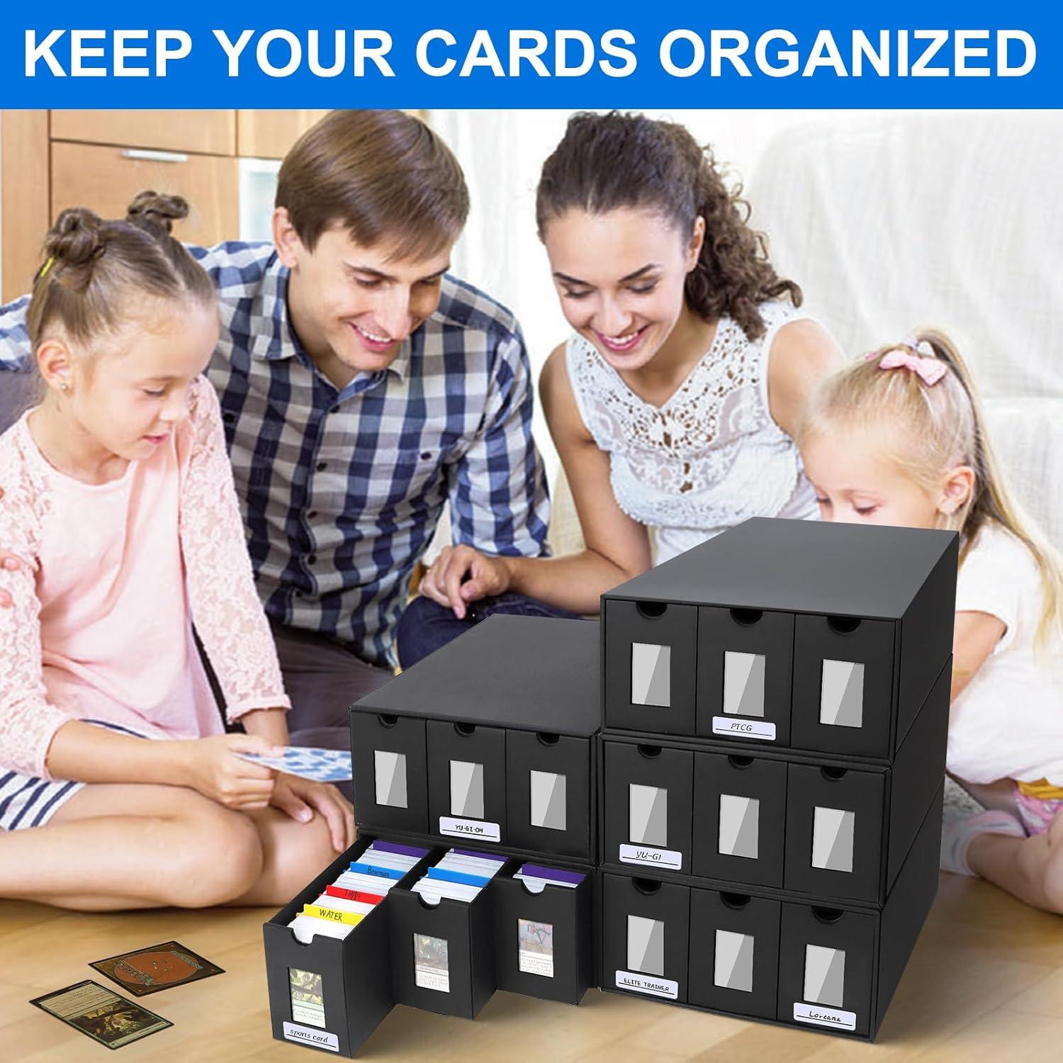 Caja de Almacenamiento de Cartas ATPWONZ para 15000+ Cartas