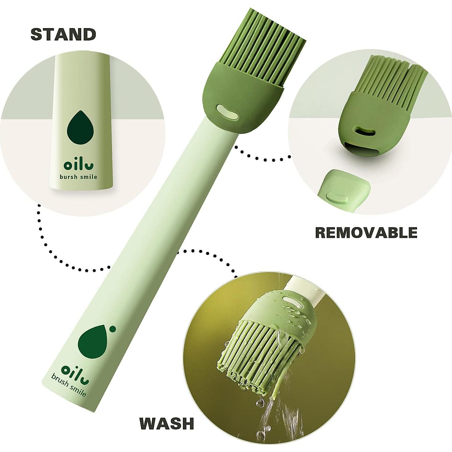 Brocha de Silicona Kissfee para Hornear y Untar 20.3 cm