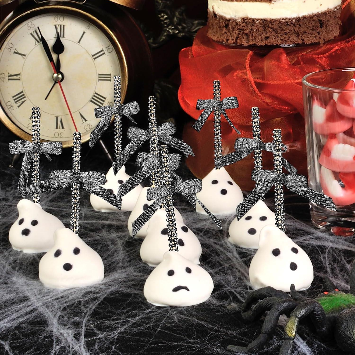 Paquete de 24 Palitos de Bambú Brillantes para Manzanas de Caramelo