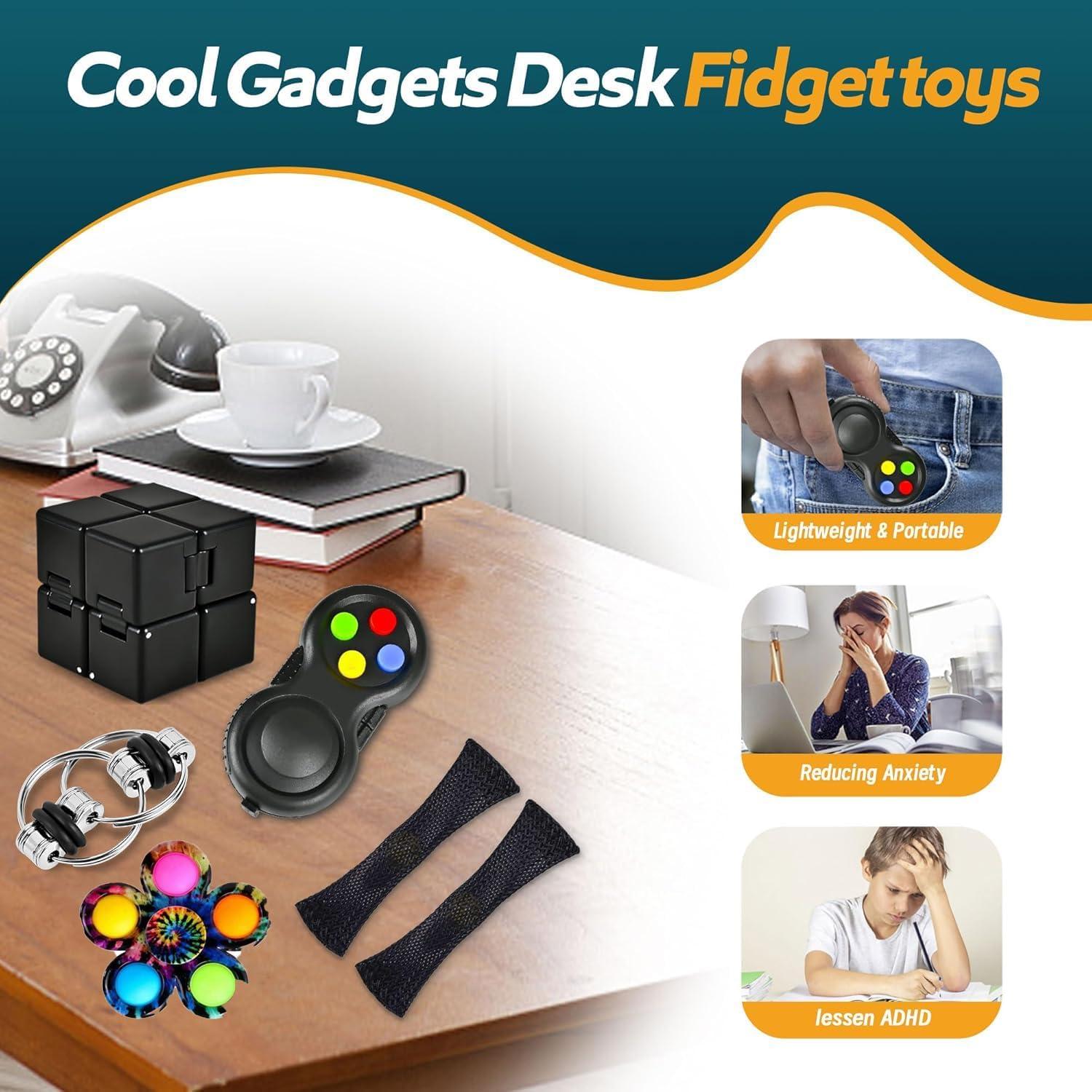 Juego de 7 Juguetes Antiestrés Kasdcvn para Alivio de Ansiedad