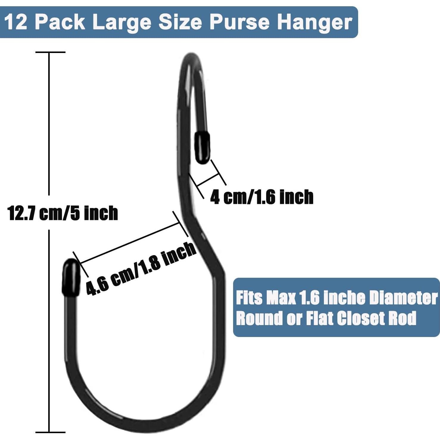 Colgador de Bolsos Grande DHYLRICHER - 12 Piezas Antideslizante