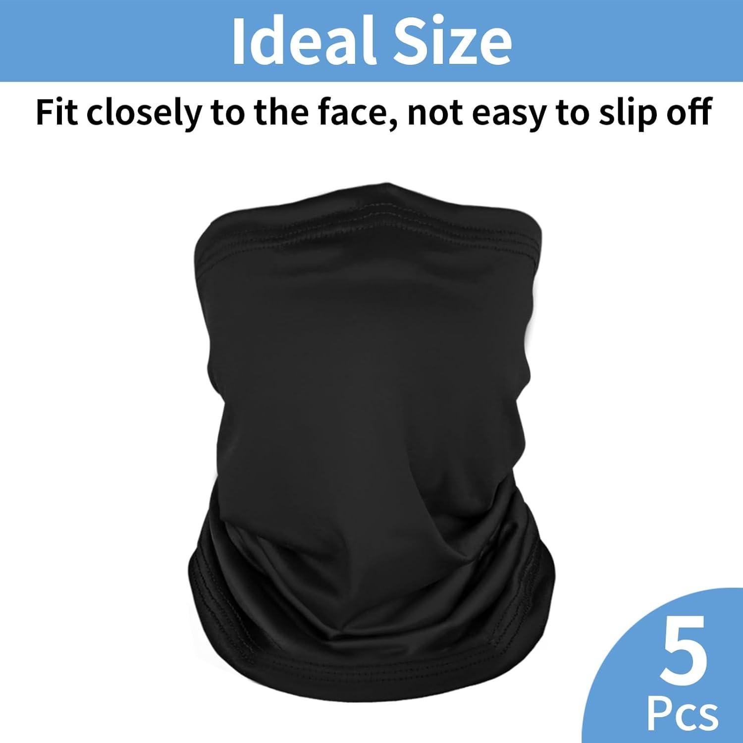 Paquete de 5 Gaiters para el Cuello MOWPOG - Protección Solar UV