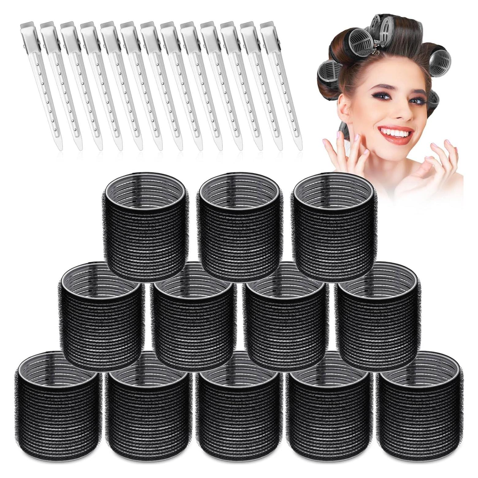 Juego de Rulos Jumbo Selizo - 24 Piezas para Volumen Cabello