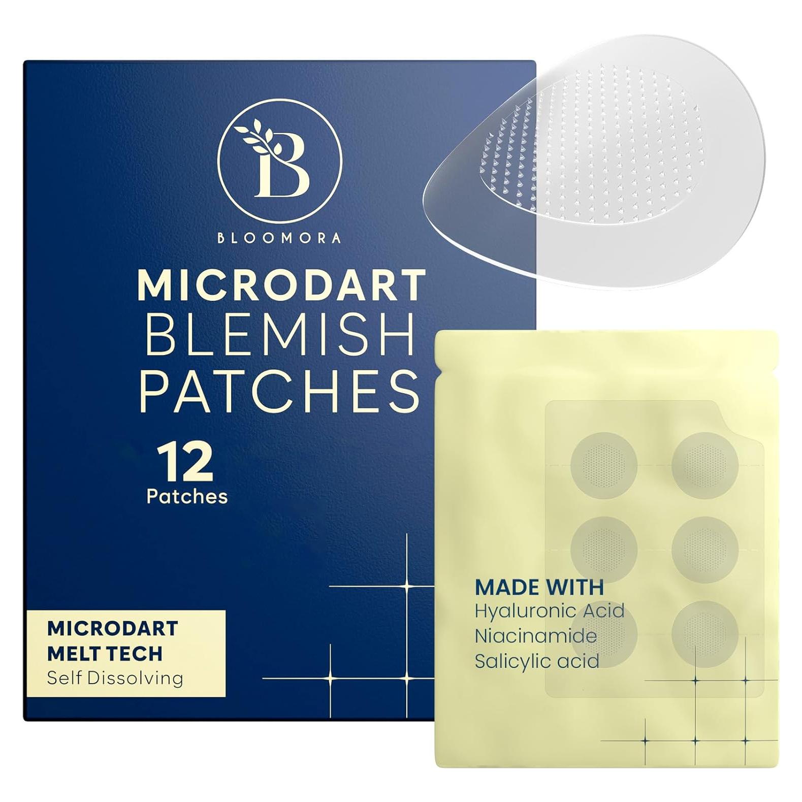 Parche Microdart para Acné Quístico Bloomora - 12 Unidades