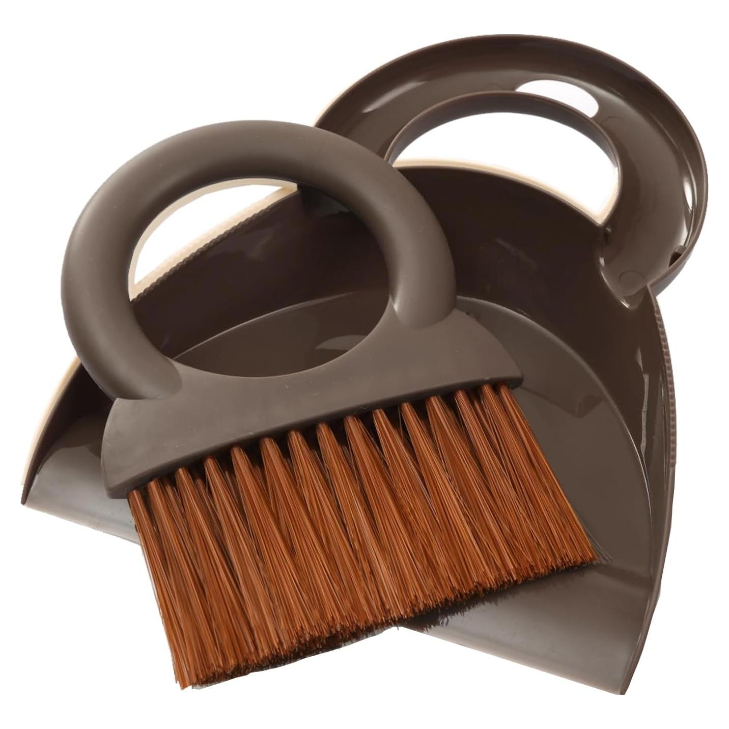 Juego de Escoba y Recogedor BSMstone Mini Portátil Café