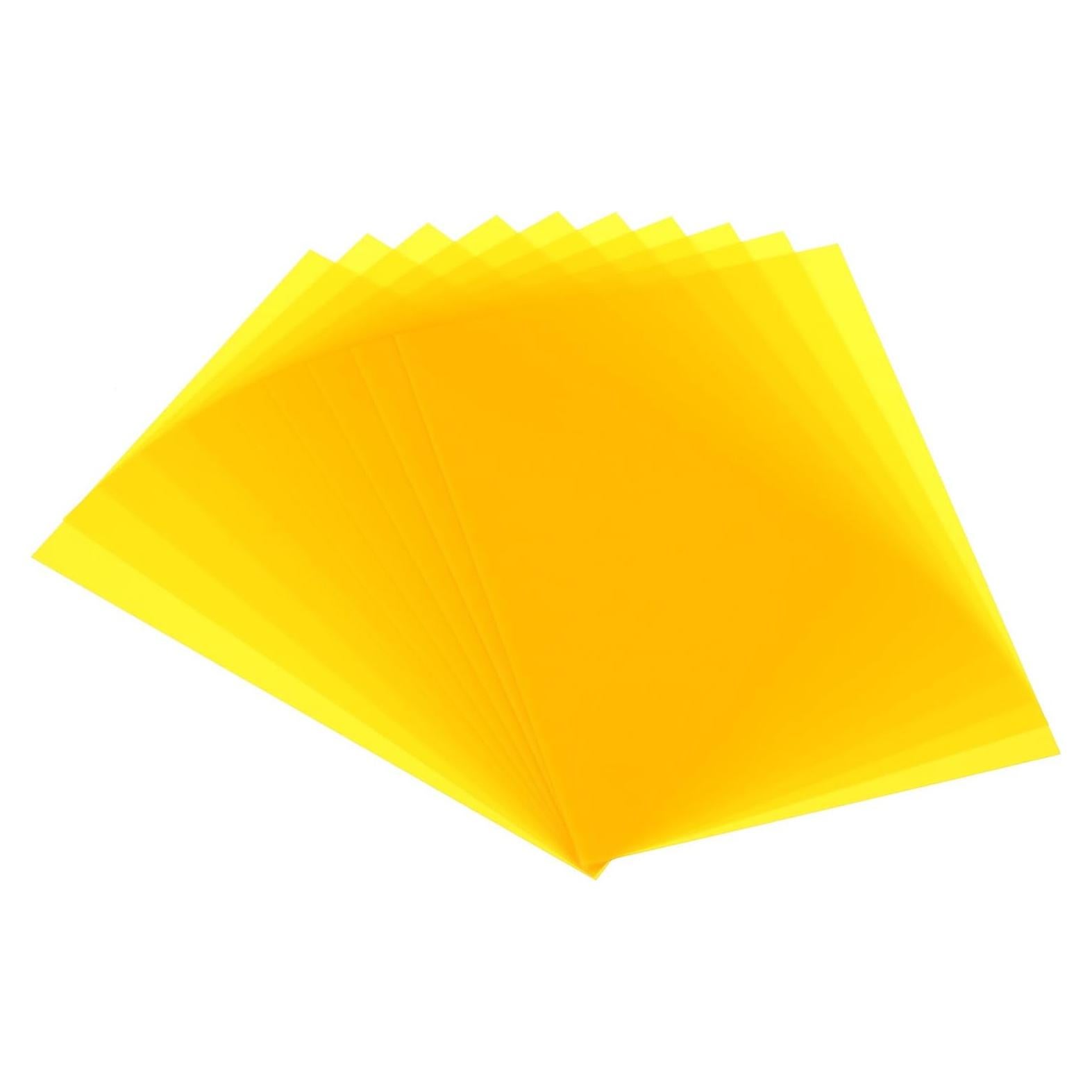 Hojas Retráctiles Amarillas PATIKIL 20x14.5 cm - Paquete de 10