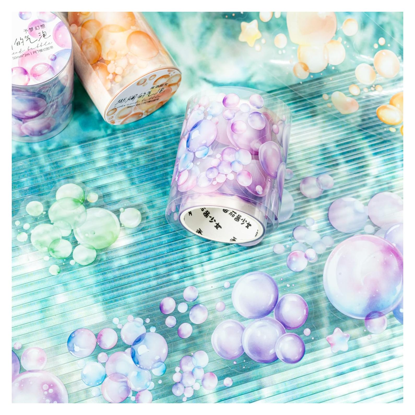 Etiquetas de Cinta PET para Scrapbooking MisKepaa - 6 Rollos Coloridos