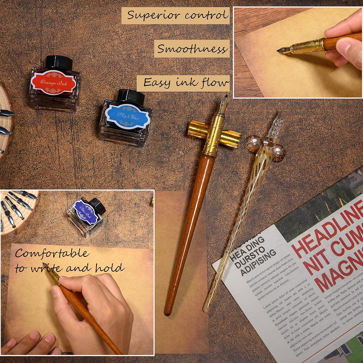 Juego de Plumas Caligráficas POHNPICE con Tinta y Puntas