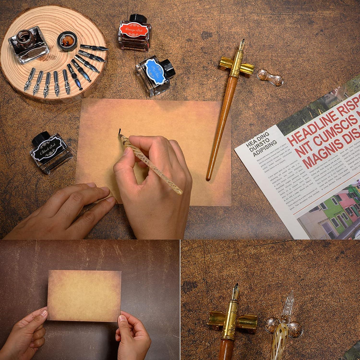 Juego de Plumas Caligráficas POHNPICE con Tinta y Puntas