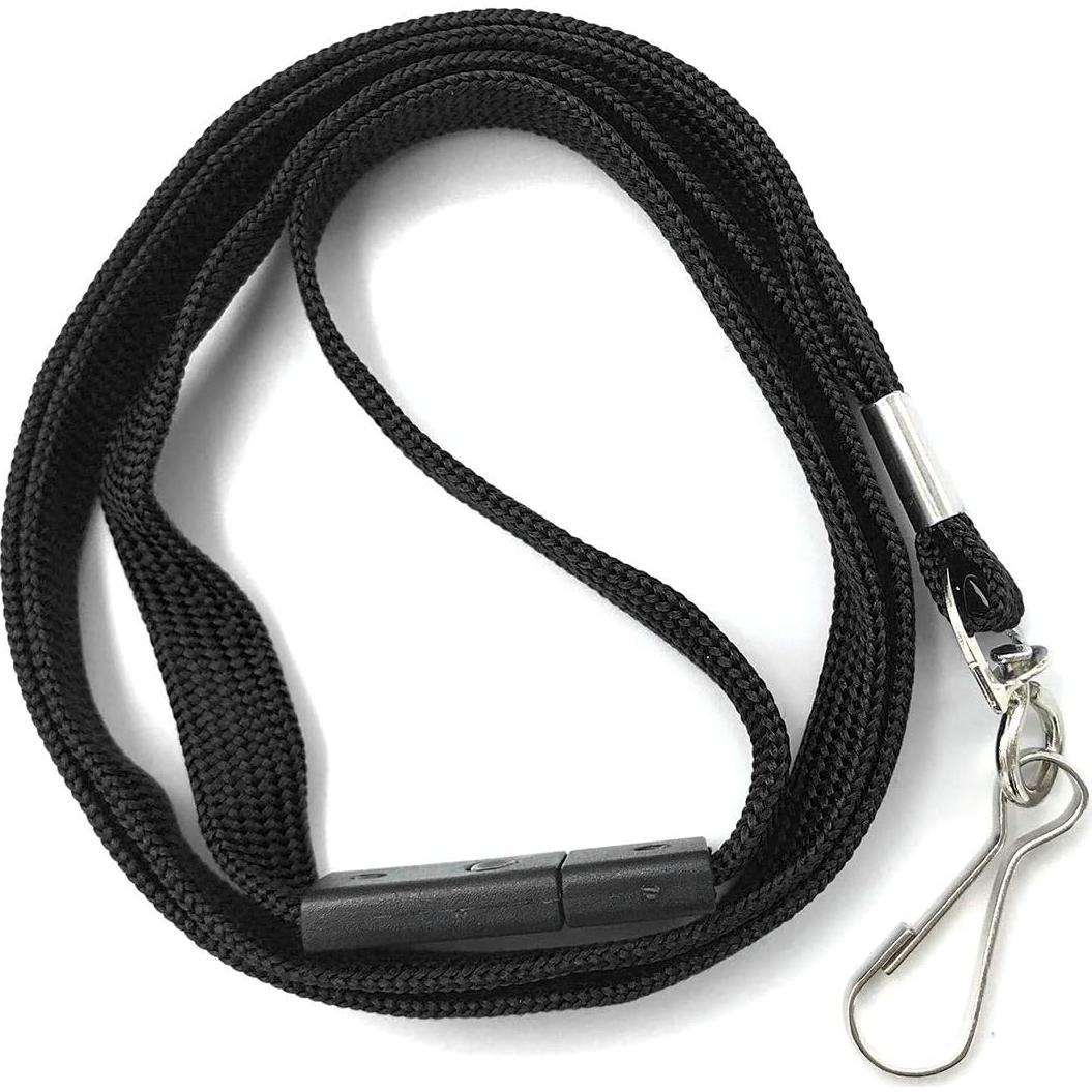 Cintas de seguridad Bird Fiy negras con gancho J - 25 PCS