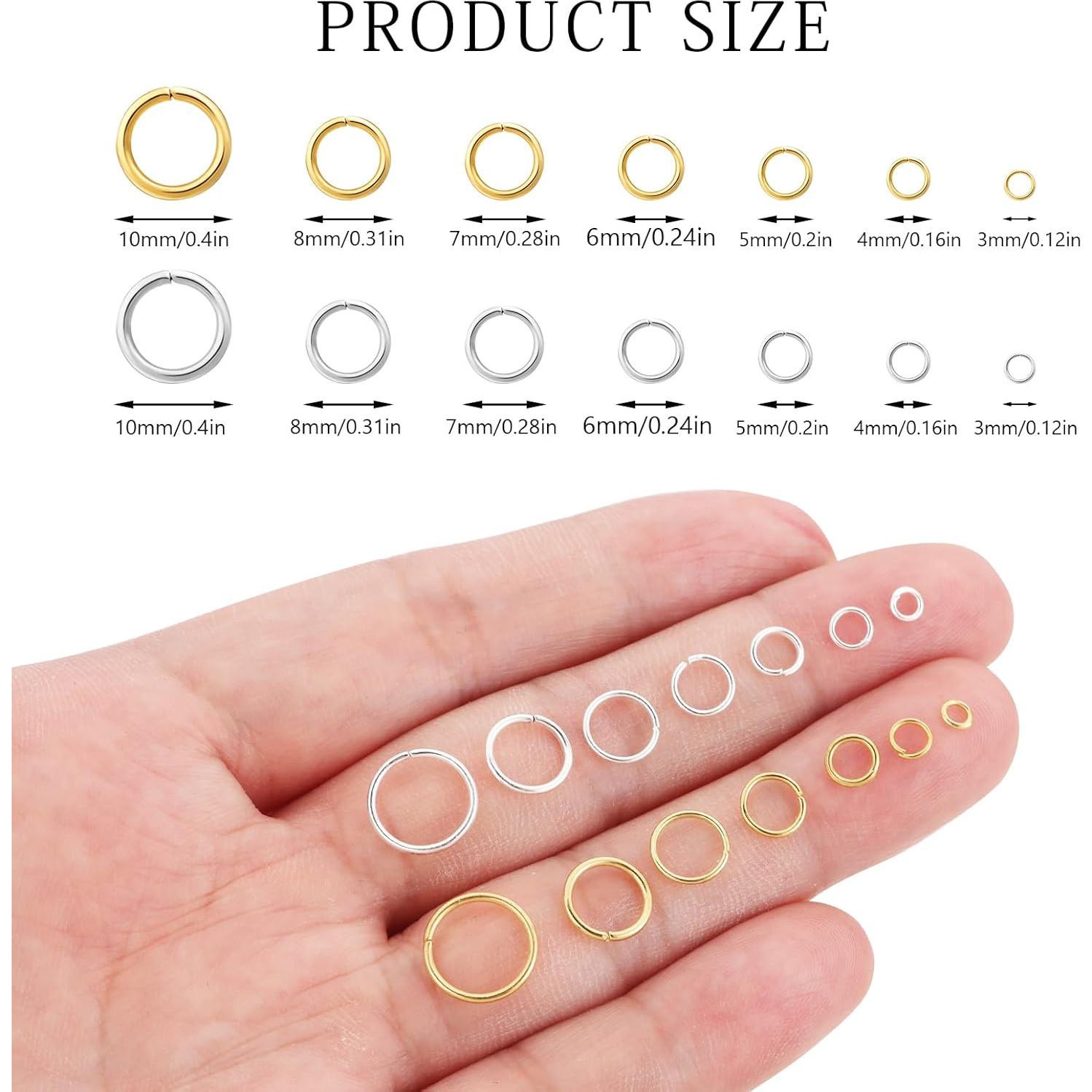 1000 Anillas Abiertas 3mm Chuyau para Fabricación de Joyas