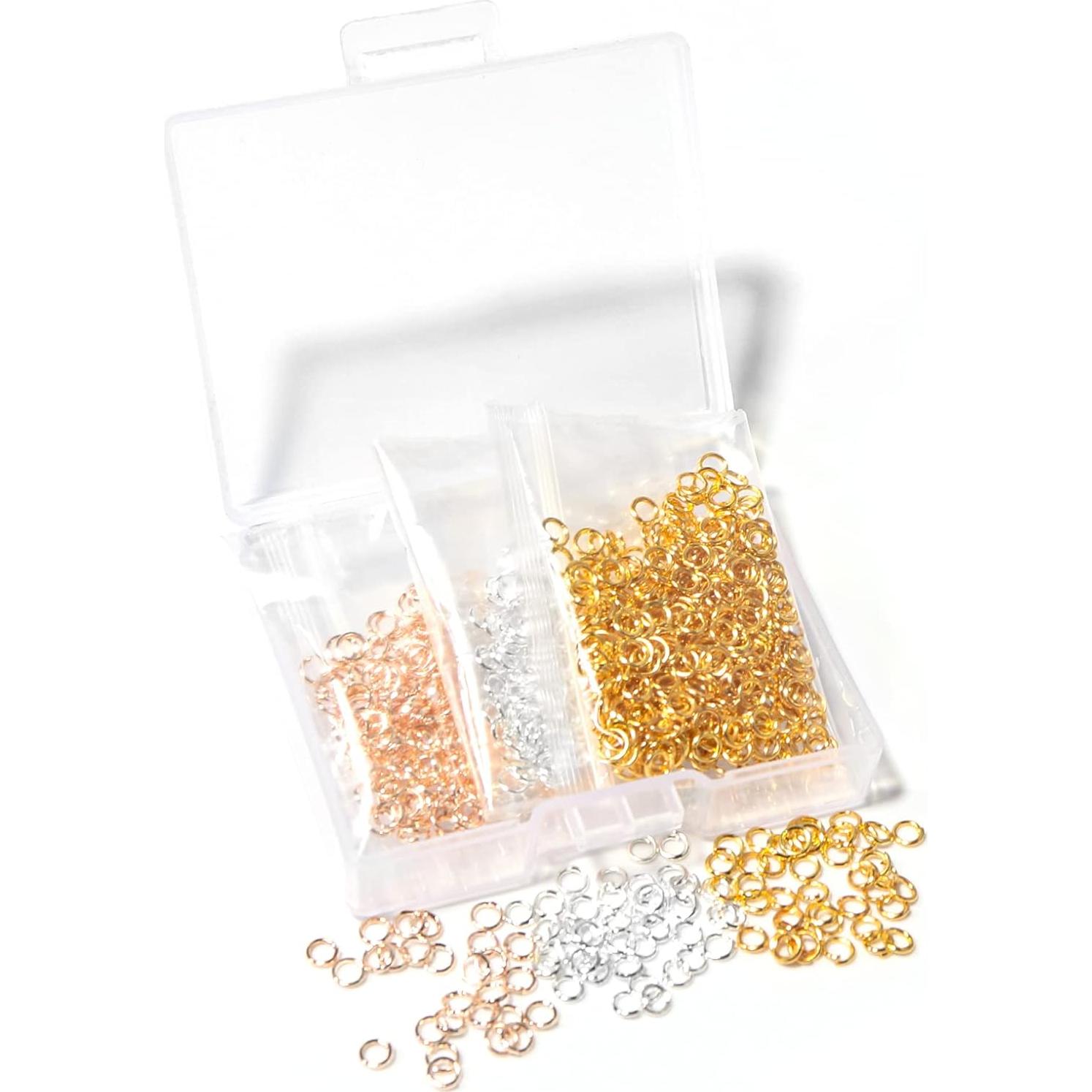 1000 Anillas Abiertas 3mm Chuyau para Fabricación de Joyas