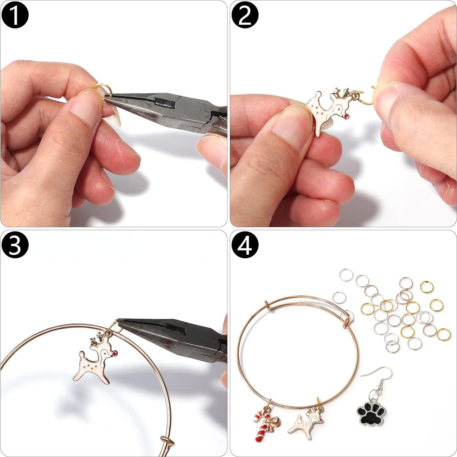 1000 Anillas Abiertas 3mm Chuyau para Fabricación de Joyas