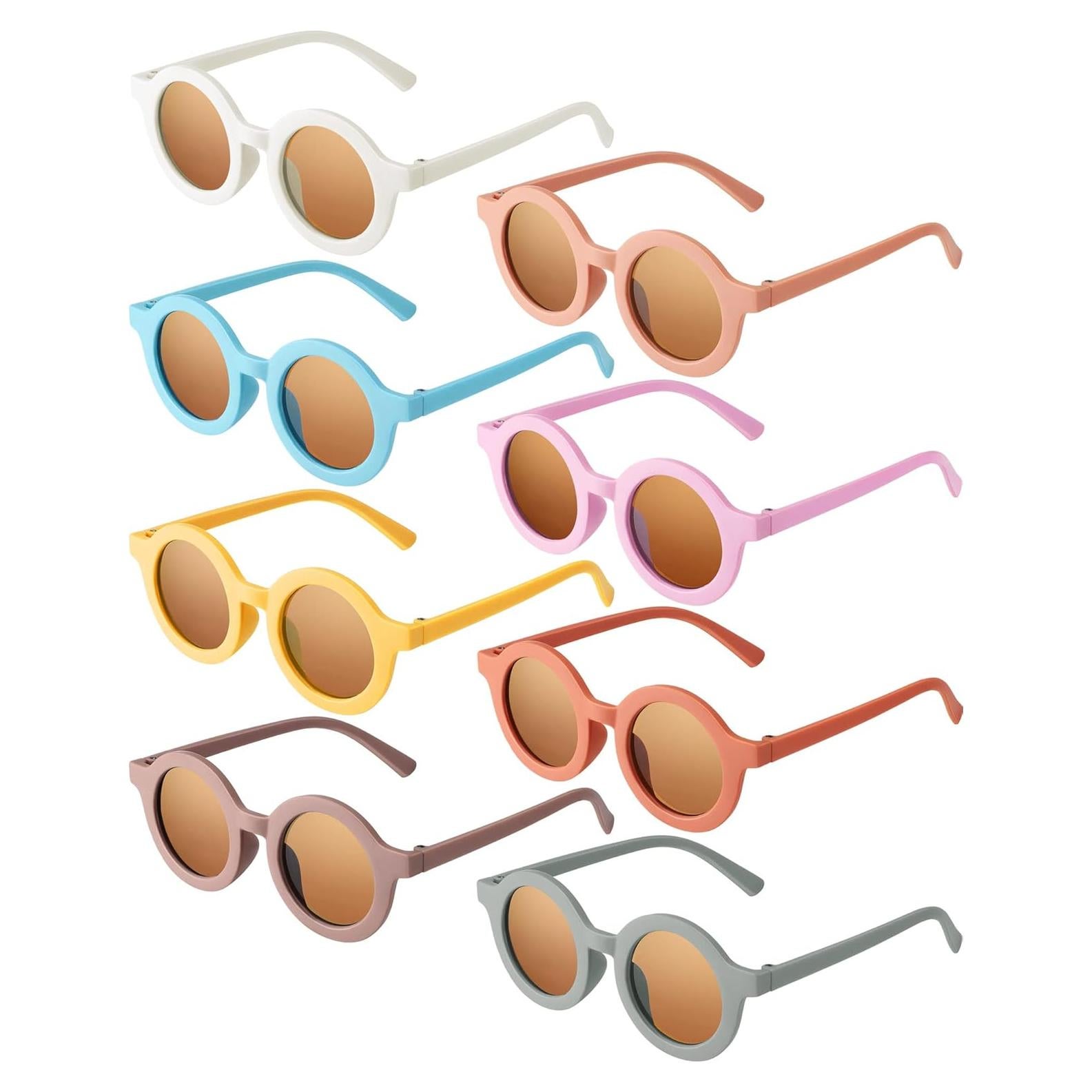 Weewooday 8 Pares Gafas de Sol Polarizadas para Niños