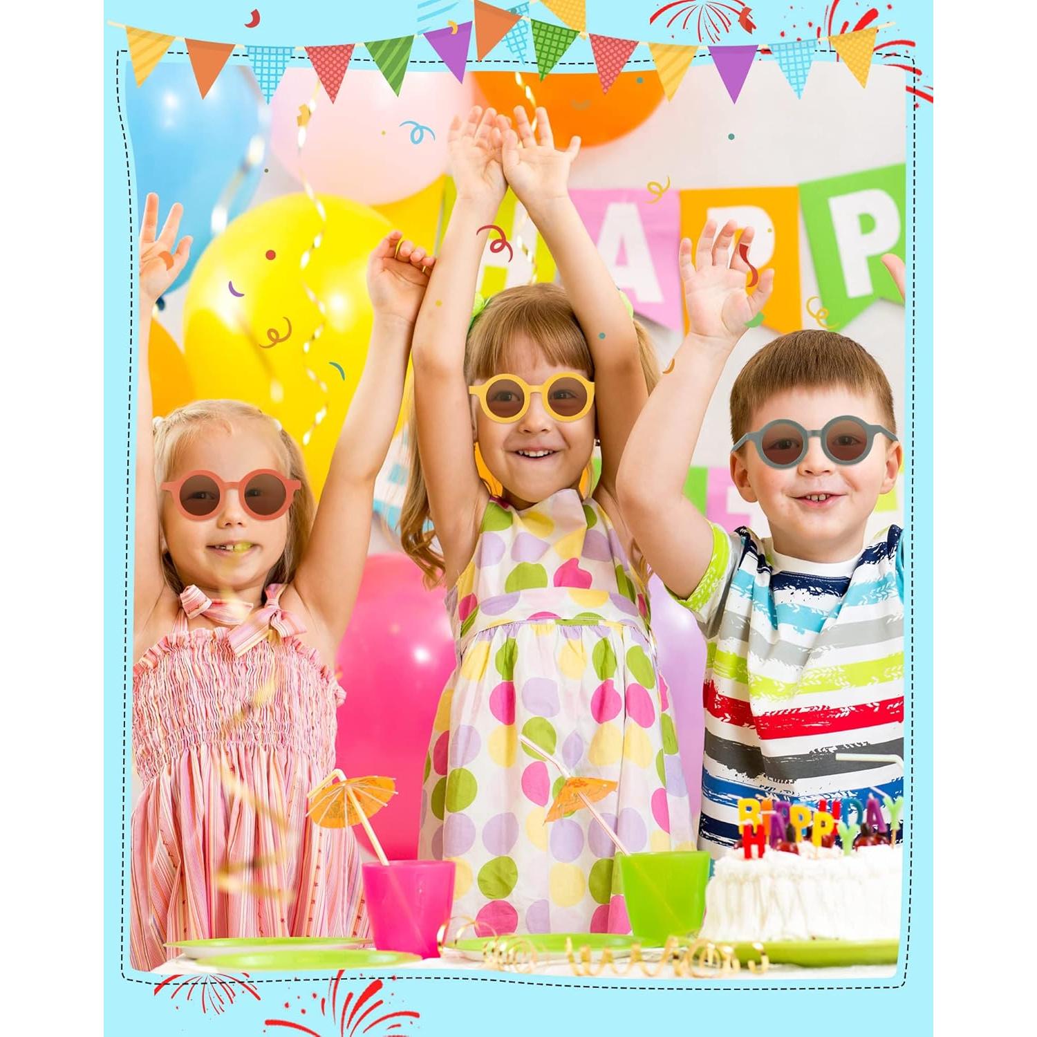 Weewooday 8 Pares Gafas de Sol Polarizadas para Niños