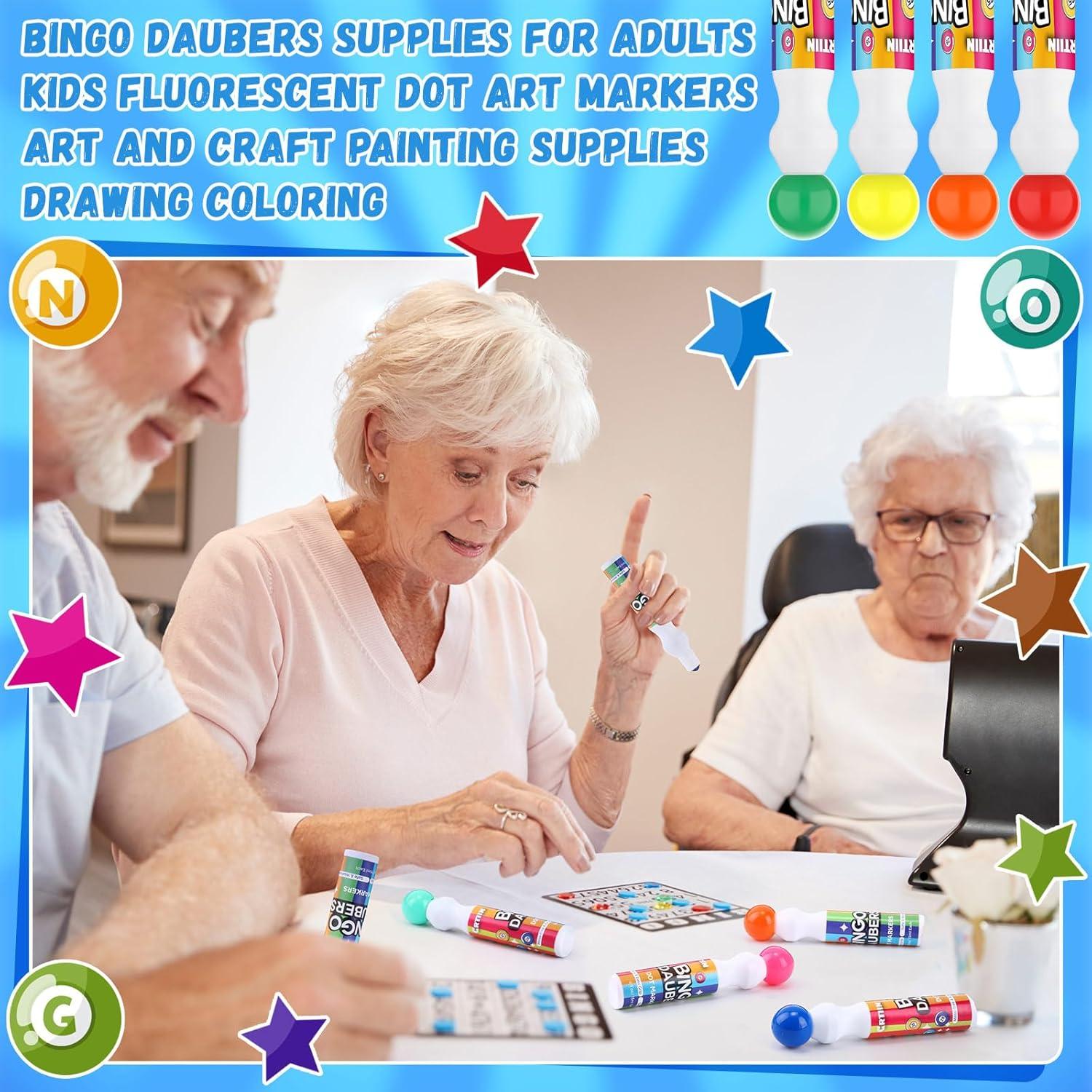 Set de 48 Marcadores Daubers de Bingo Crtiin - 12 Colores