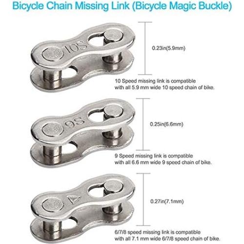 Kit de Reparación de Cadena de Bicicleta Aunocy - 8 Piezas