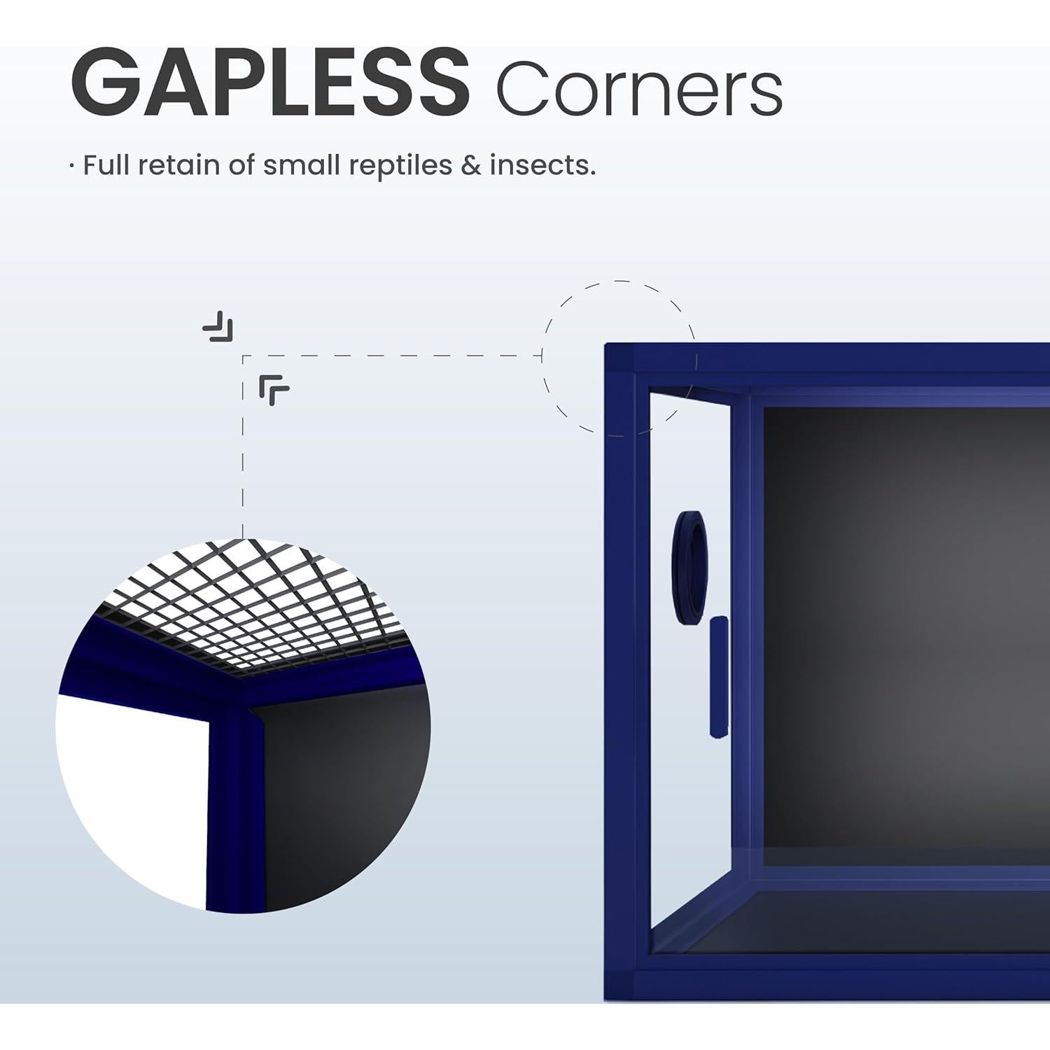 Tanque de Reptiles 50 Galones Phailozoo 91.44x45.72x45.72cm