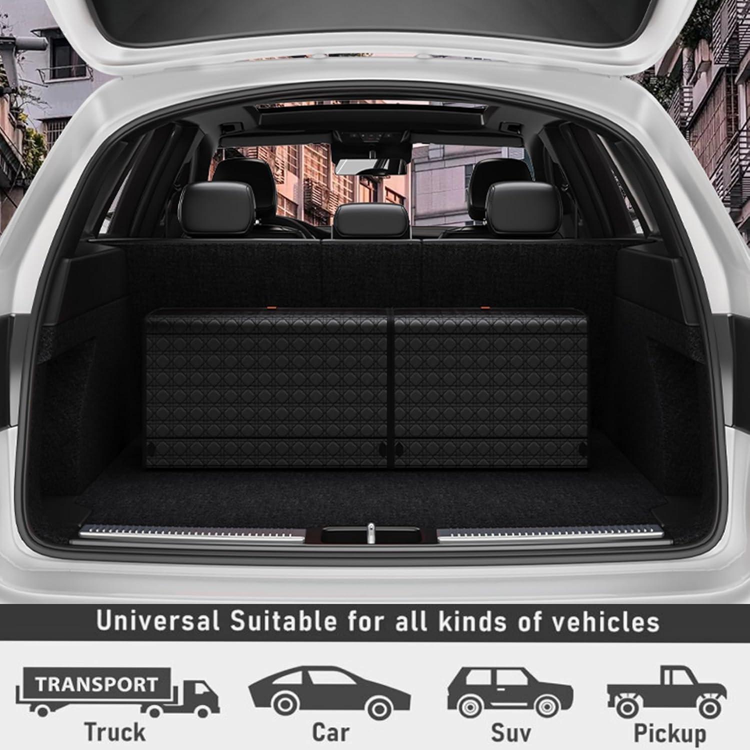 Organizador de Maletero Aiuwo Plegable para Coche Negro 40x33x31cm