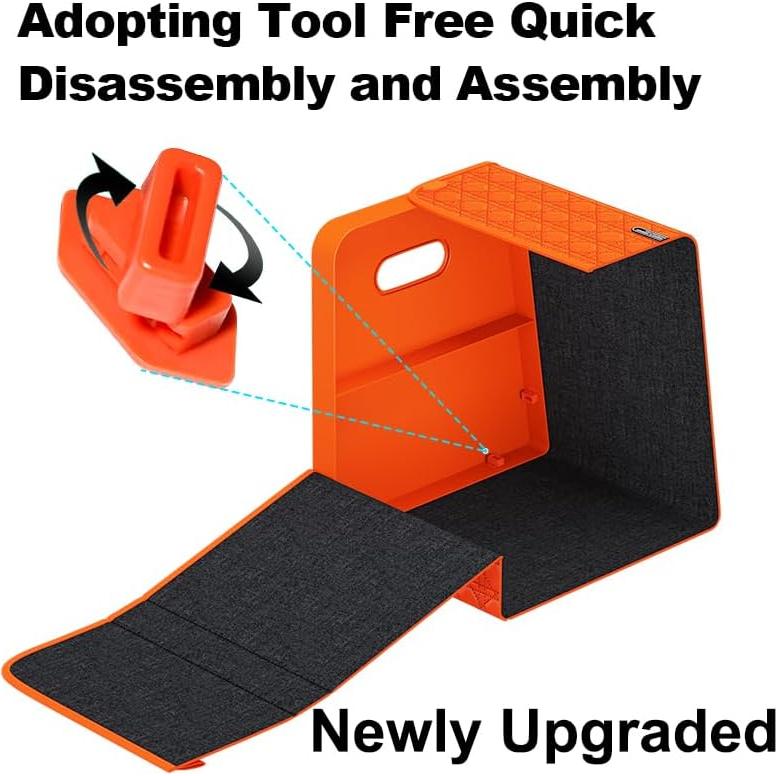 Organizador de Maletero Aiuwo Plegable para Coche Negro 40x33x31cm