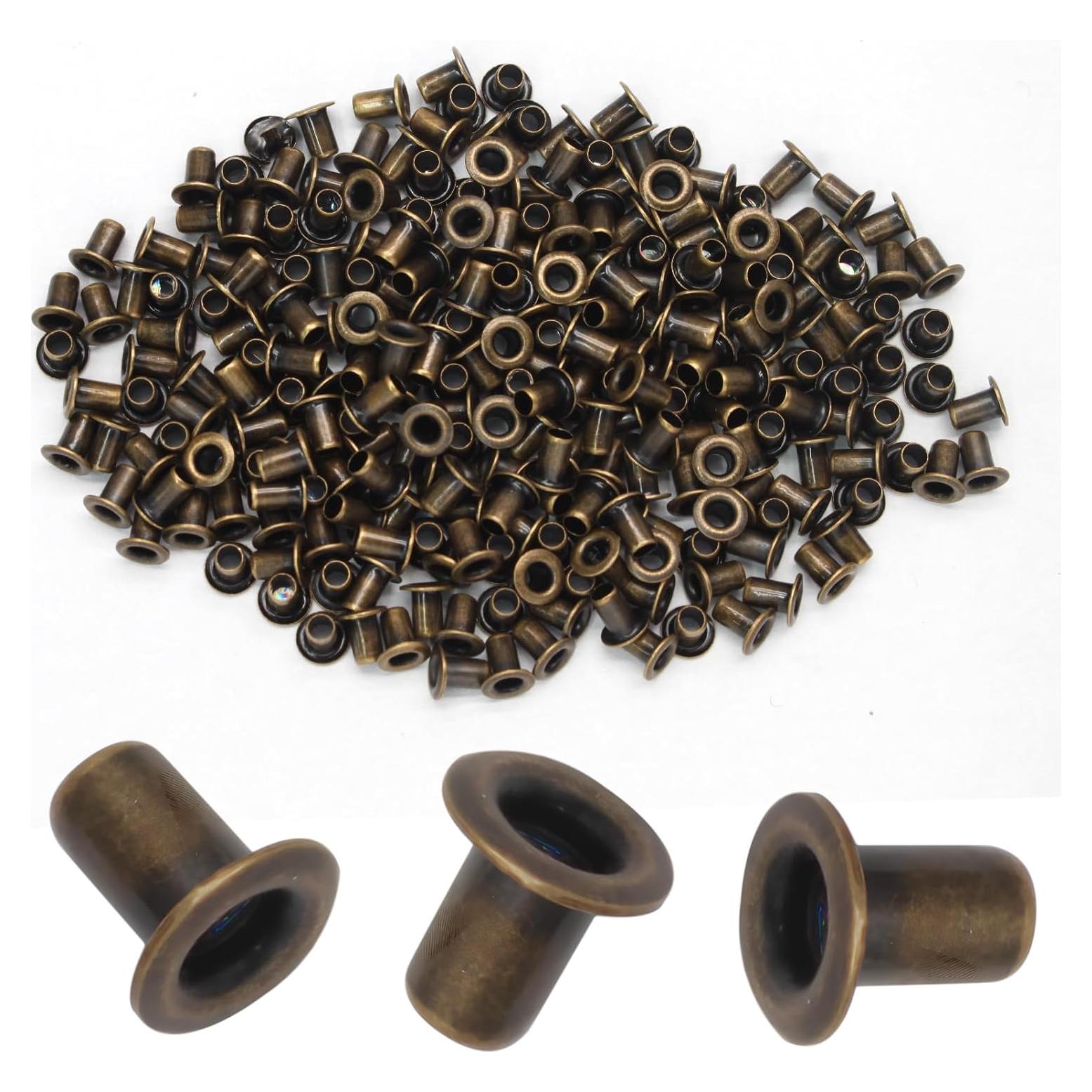 Ojales Autoadhesivos Litoexpe 1.5mm Latón Antiguo 200 Pcs