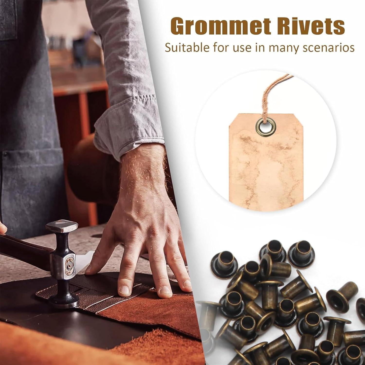 Ojales Autoadhesivos Litoexpe 1.5mm Latón Antiguo 200 Pcs