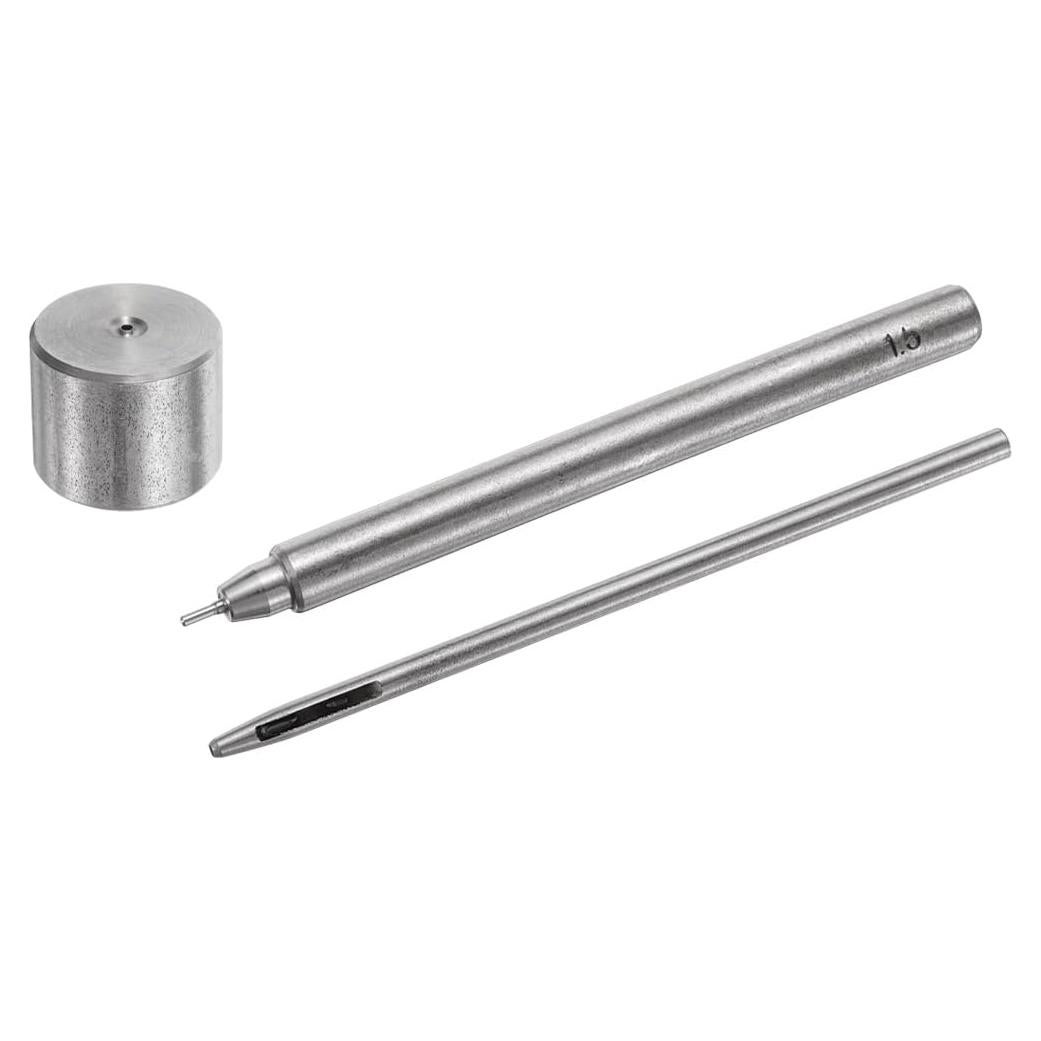 Troqueladora de Ojal uxcell 1.5mm para Artesanías en Cuero