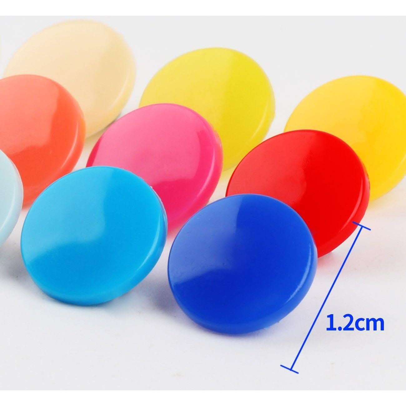 Kit de Botones a Presión Plástico ilauke 408 Piezas 12mm