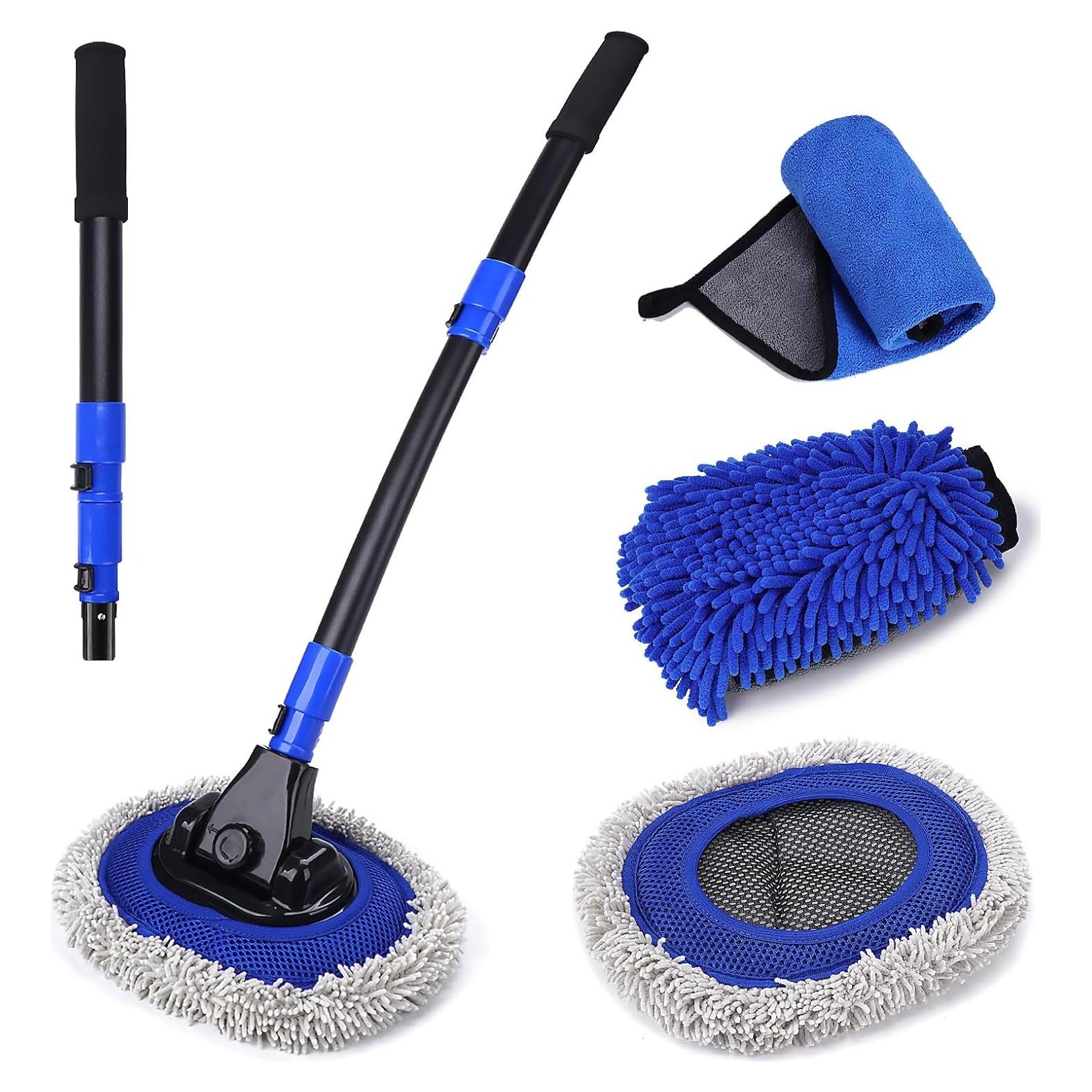 Cepillo de Lavado de Autos Hmdswa con Mango Ajustable 44.5cm