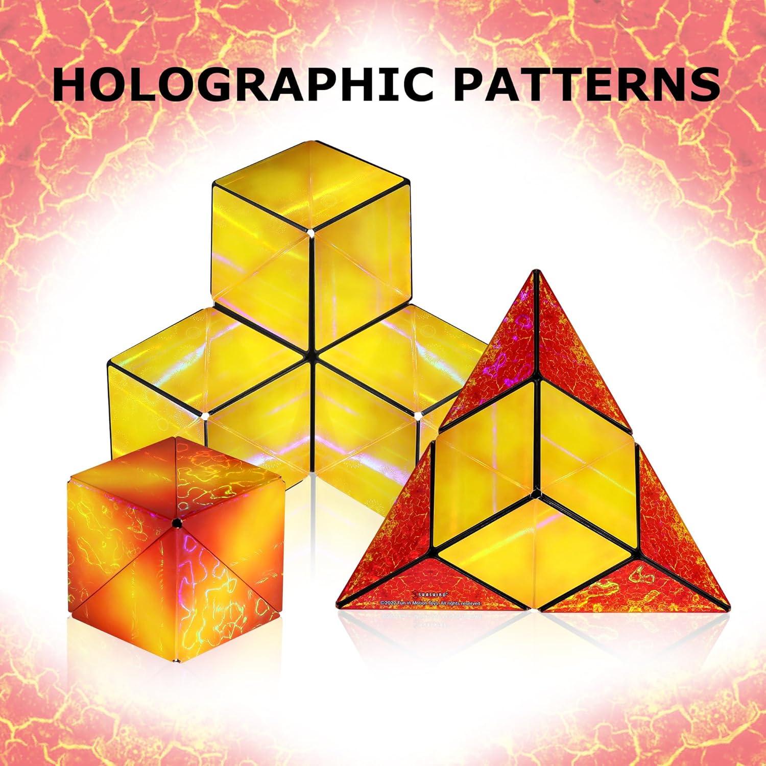 Cubo Magnético Shashibo Solar - Juguete Antiestrés STEM