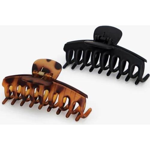 Pinzas de Garra Mate Kitsch - Plástico Reciclado, Paquete de 2