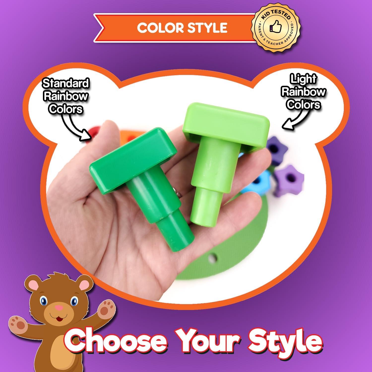 Juego de Tablero de Formas Jumbo Kids Korner - 18 Puntas y 2 Dados