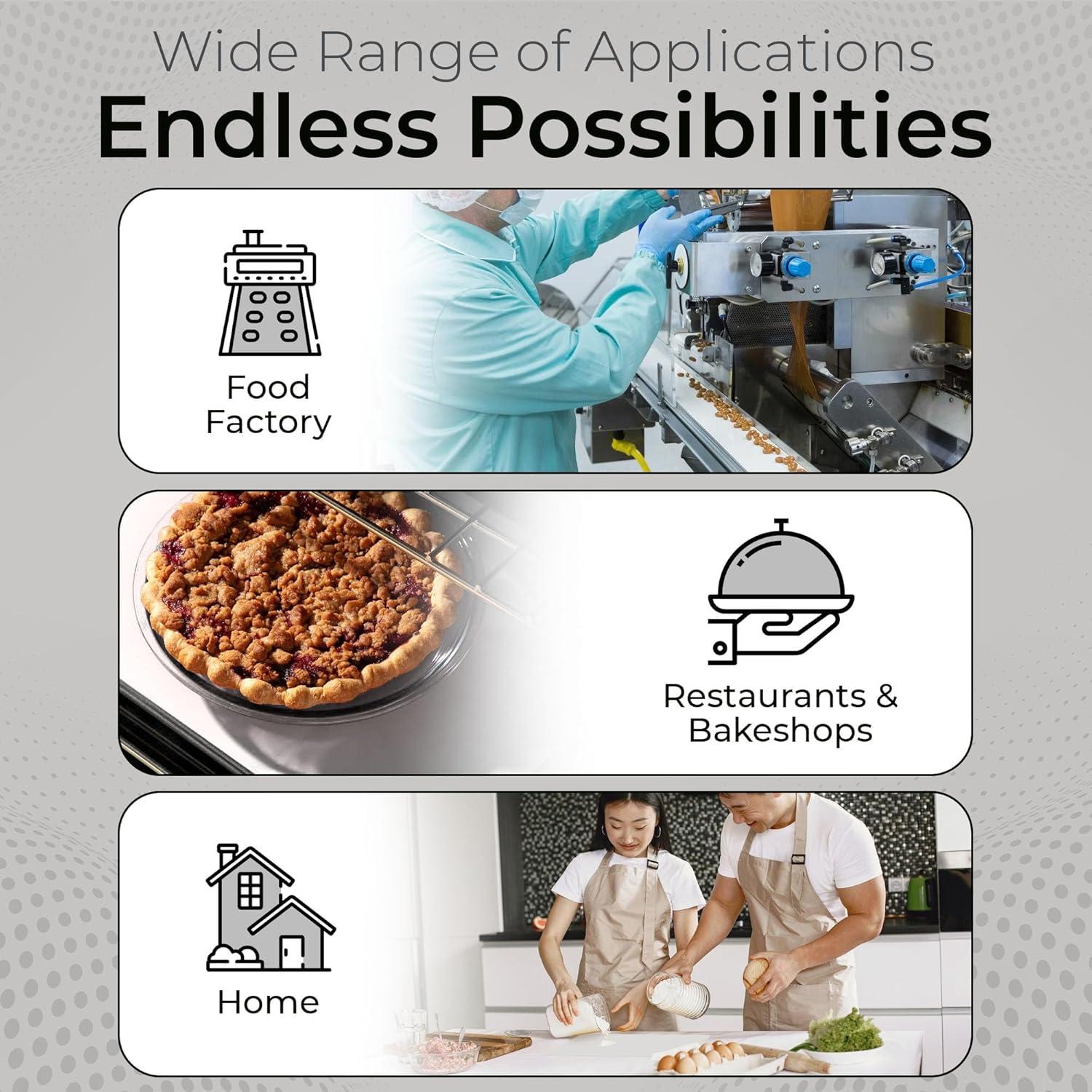 Hoja de Silicona Blanca 60A Grado Alimenticio 22.86x7.62cm