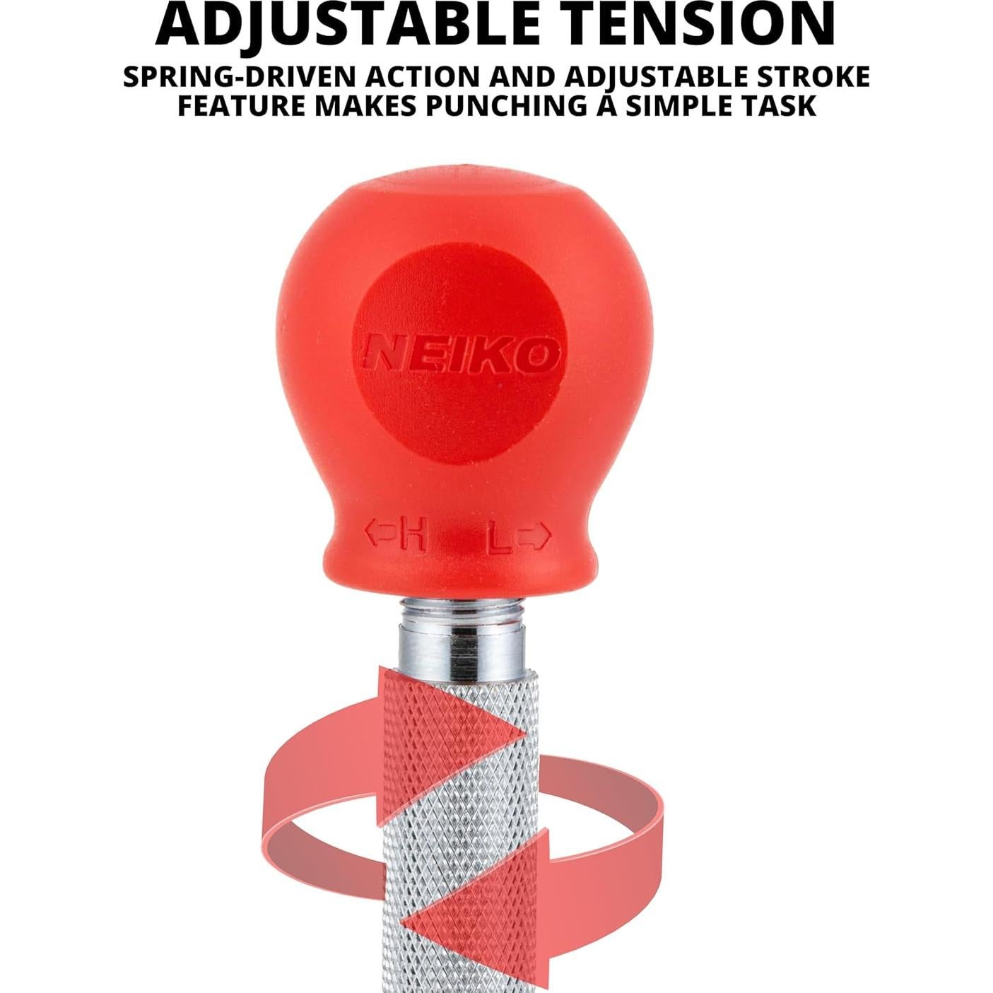 Punzonador Automático de Centro NEIKO 5" para Metal y Más