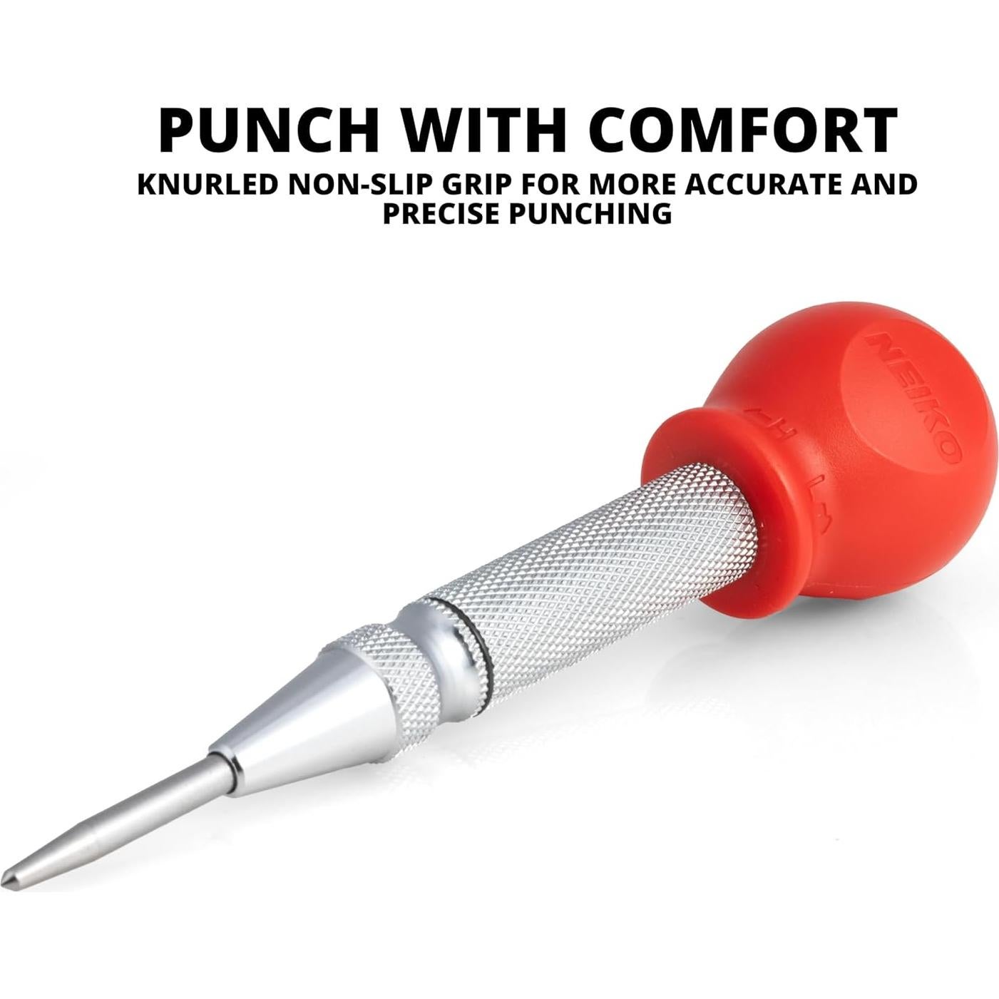 Punzonador Automático de Centro NEIKO 5" para Metal y Más