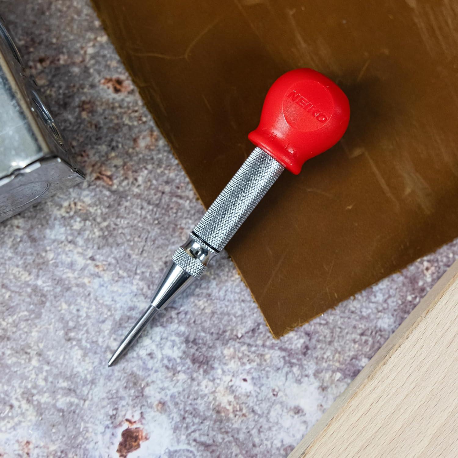 Punzonador Automático de Centro NEIKO 5" para Metal y Más