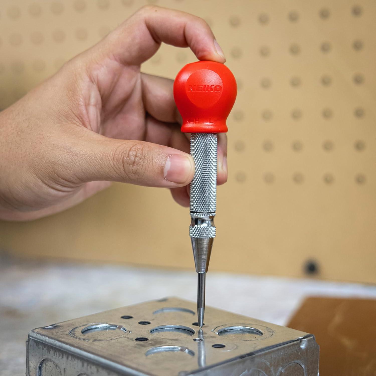 Punzonador Automático de Centro NEIKO 5" para Metal y Más