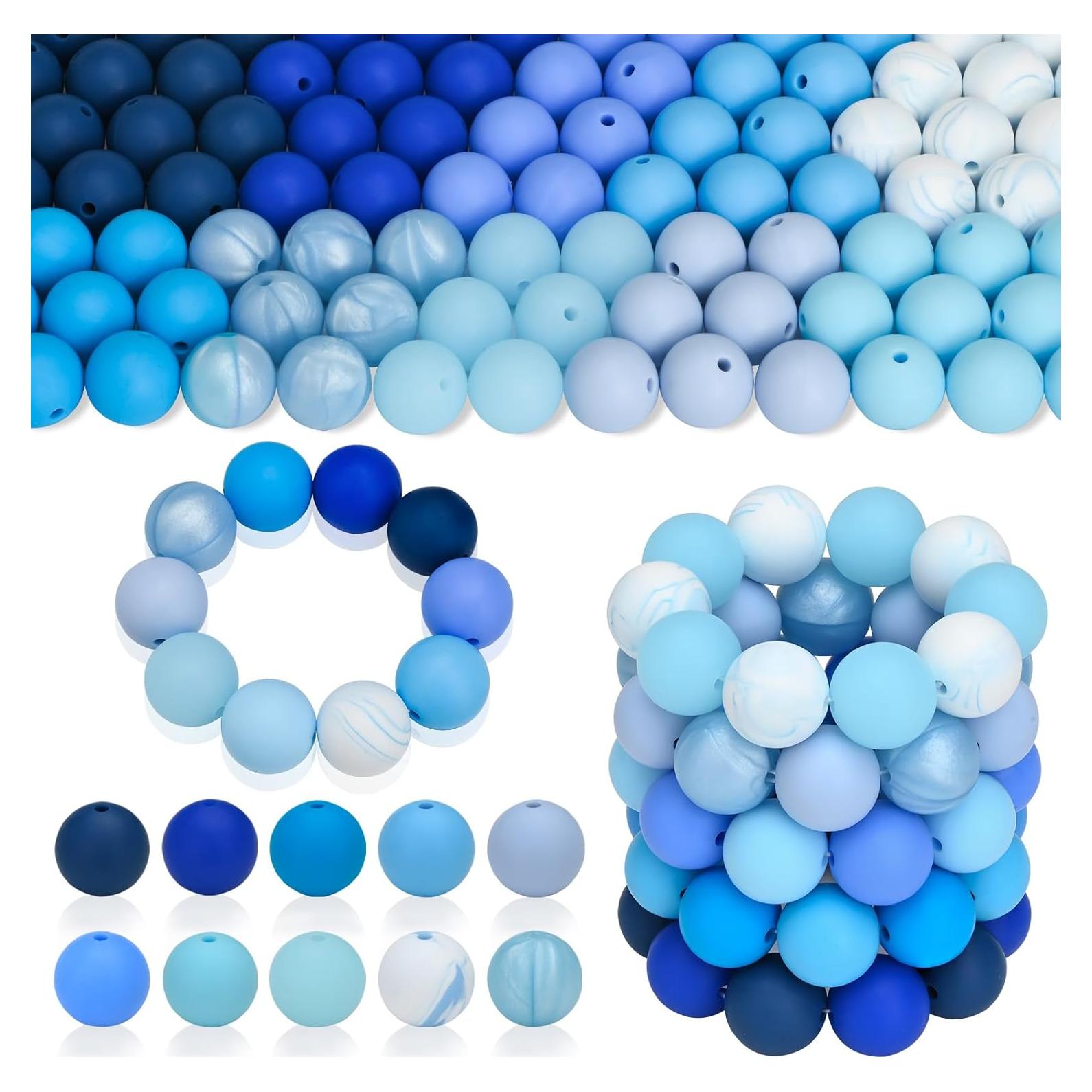 Cuentas de Silicona 15mm U-LIAN 150 Pcs Multicolor para DIY