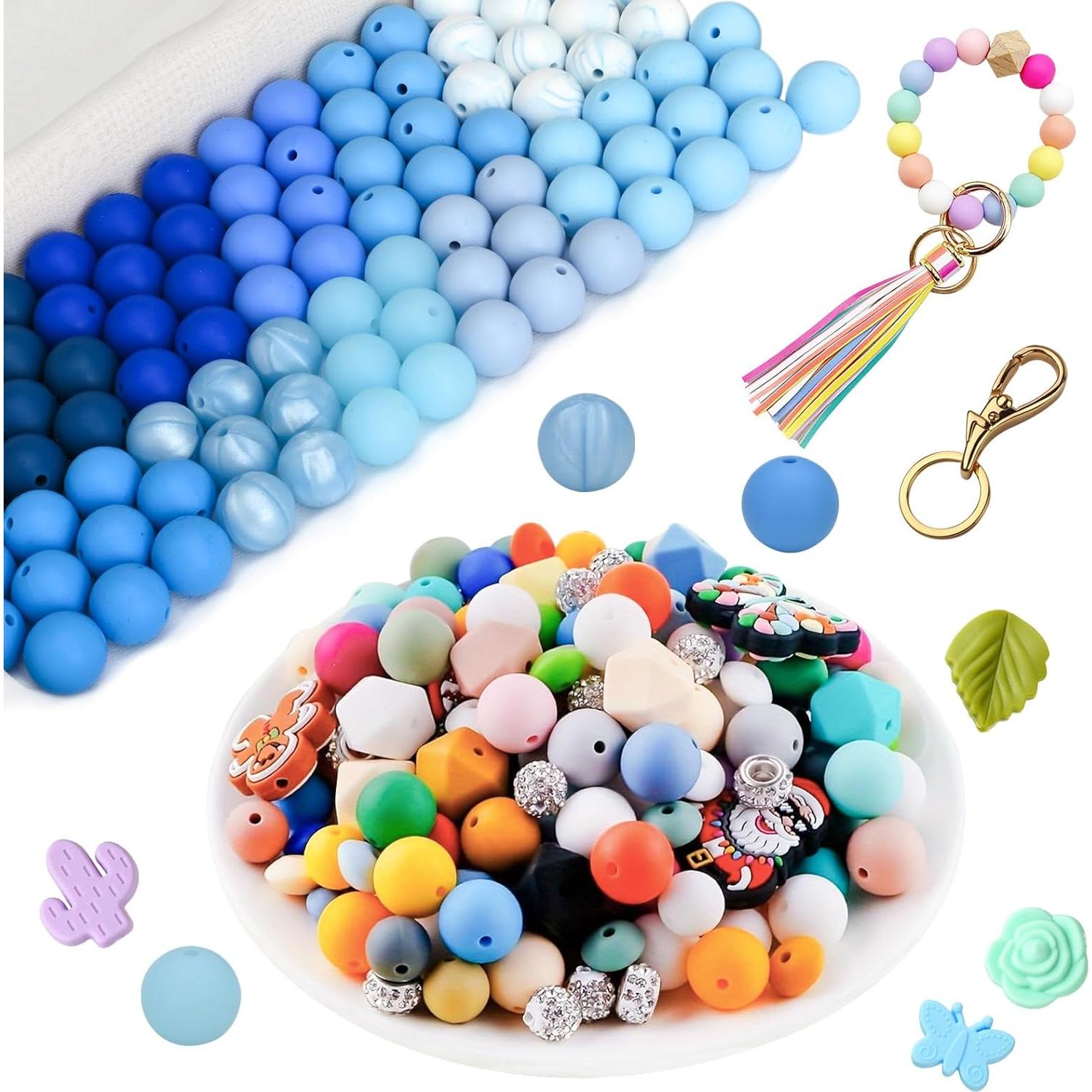 Cuentas de Silicona 15mm U-LIAN 150 Pcs Multicolor para DIY