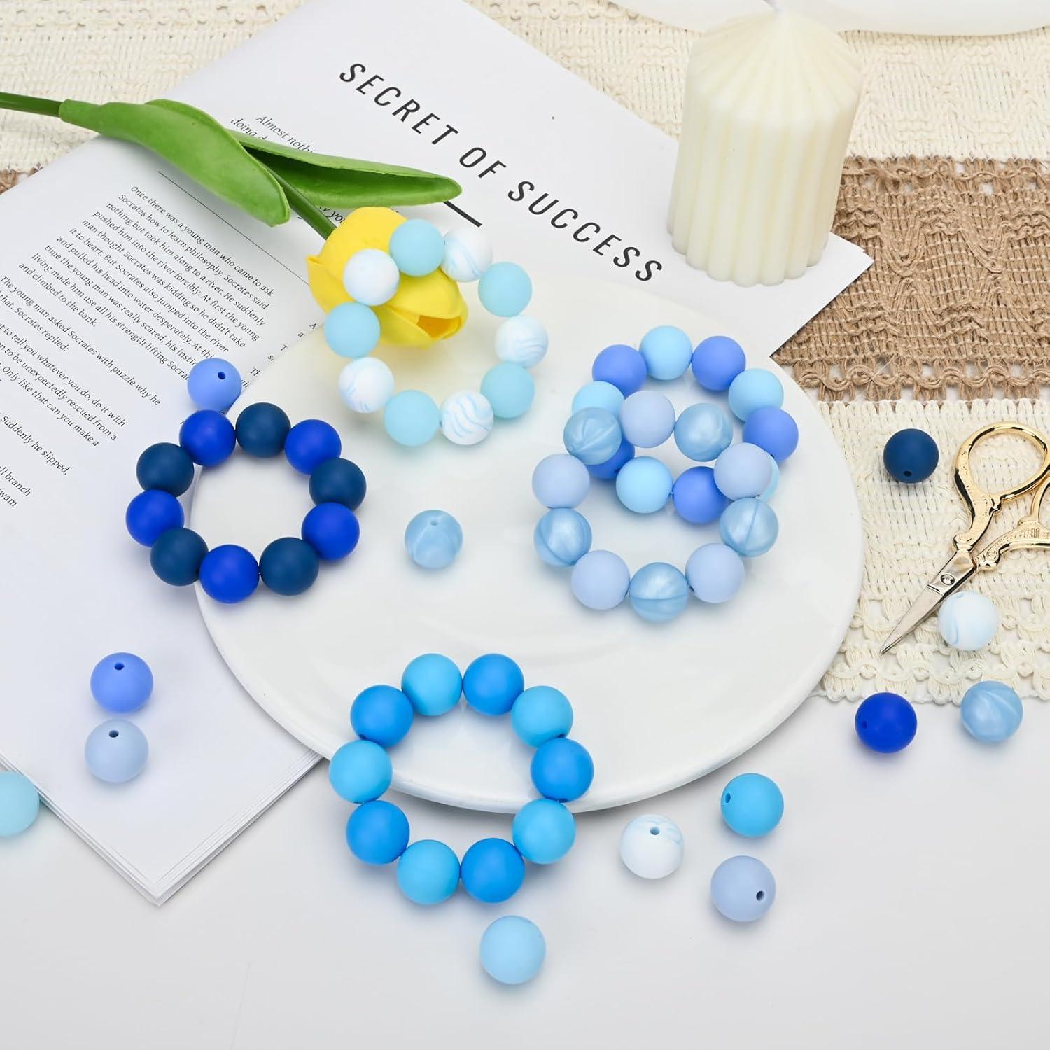 Cuentas de Silicona 15mm U-LIAN 150 Pcs Multicolor para DIY