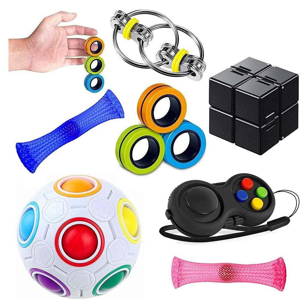 Juego de Juguetes Sensoriales Antiestrés 7 Pack JIANGRUI