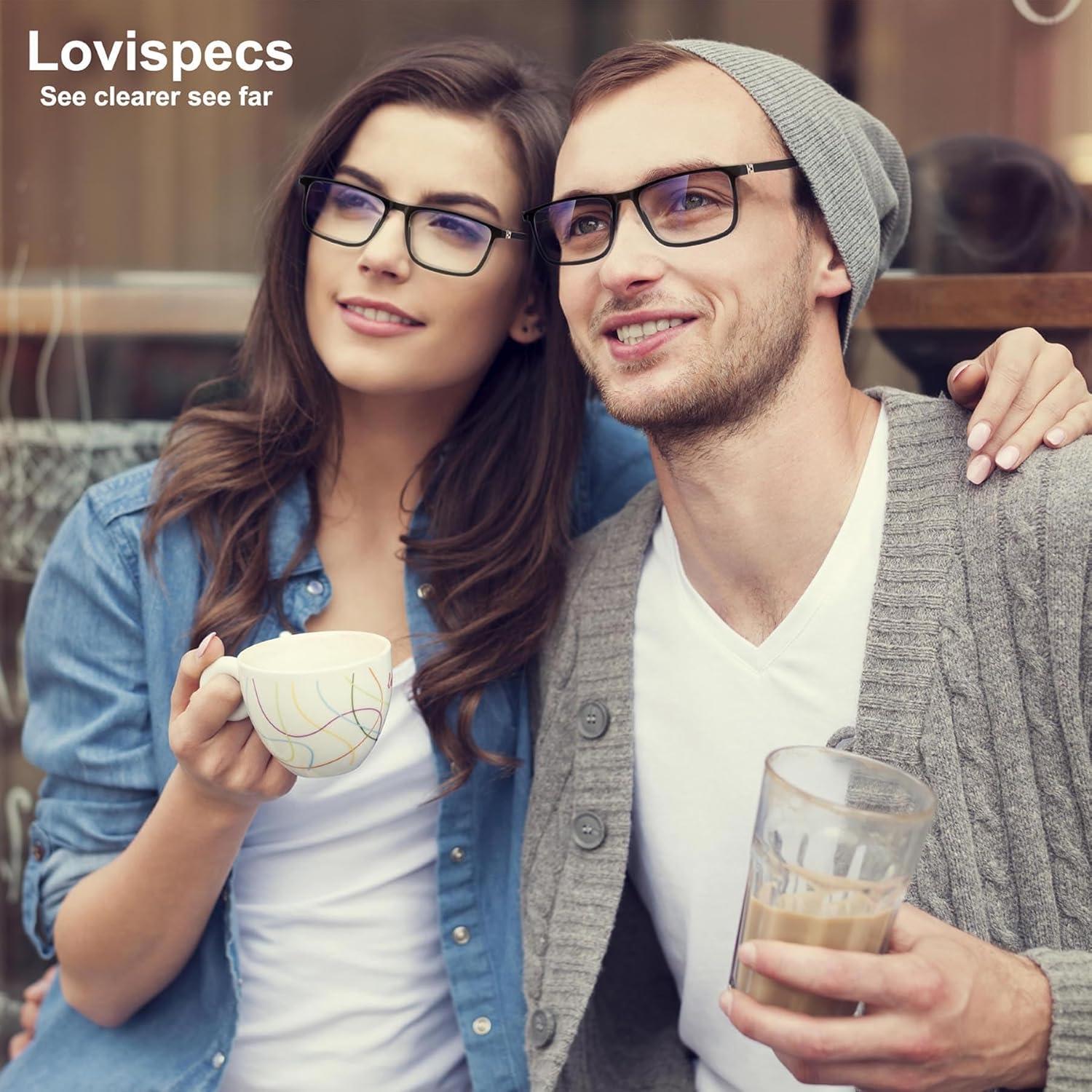 Gafas Lovispecs para luz azul, marco TR90, unisex