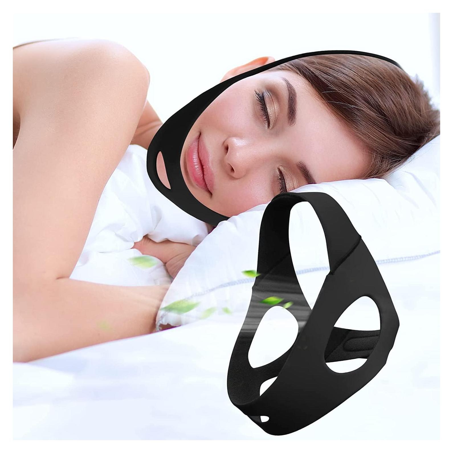 Correa Anti Ronquidos Babyfond Ajustable Unisex - Negro