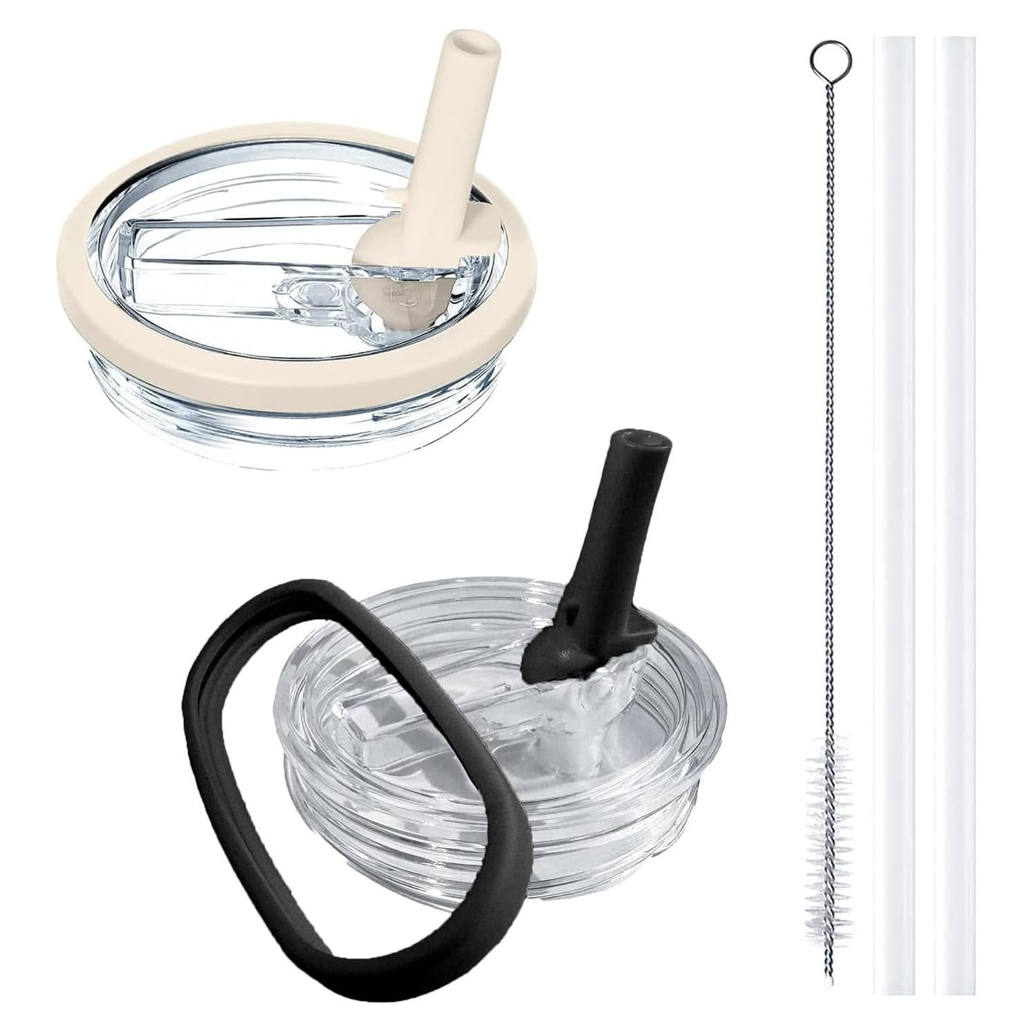 Juego de 2 Tapas de Popote Aooiiysd para Stanley 40 oz