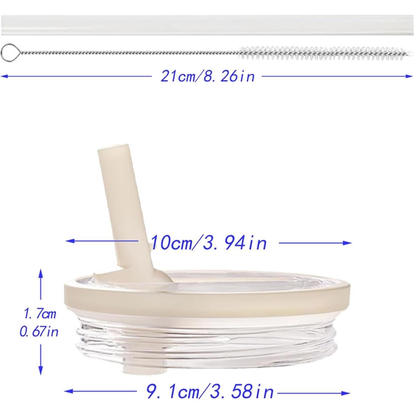 Juego de 2 Tapas de Popote Aooiiysd para Stanley 40 oz