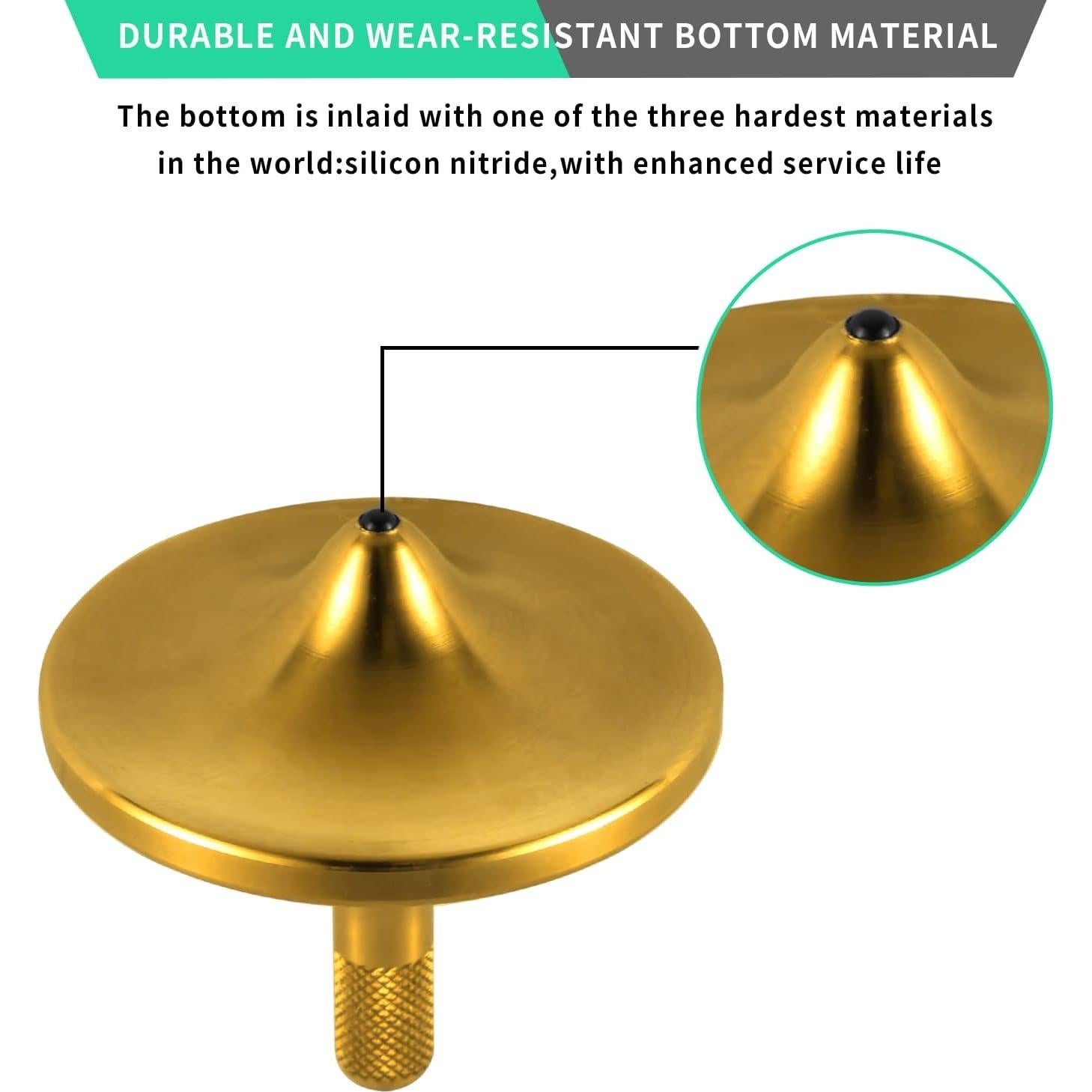 Trompo de Acero Inoxidable CHEETOP Grande Antiestrés 34mm