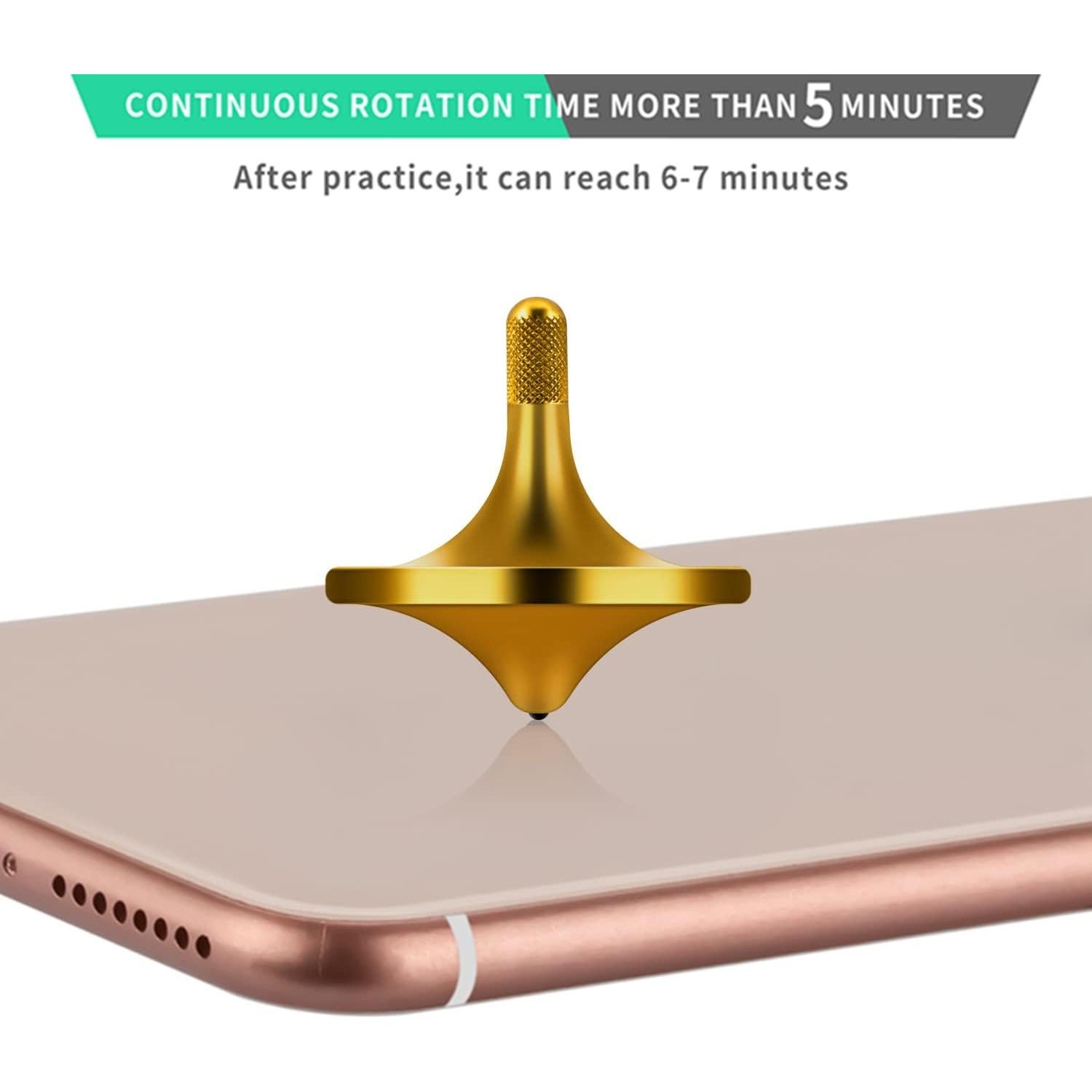 Trompo de Acero Inoxidable CHEETOP Grande Antiestrés 34mm