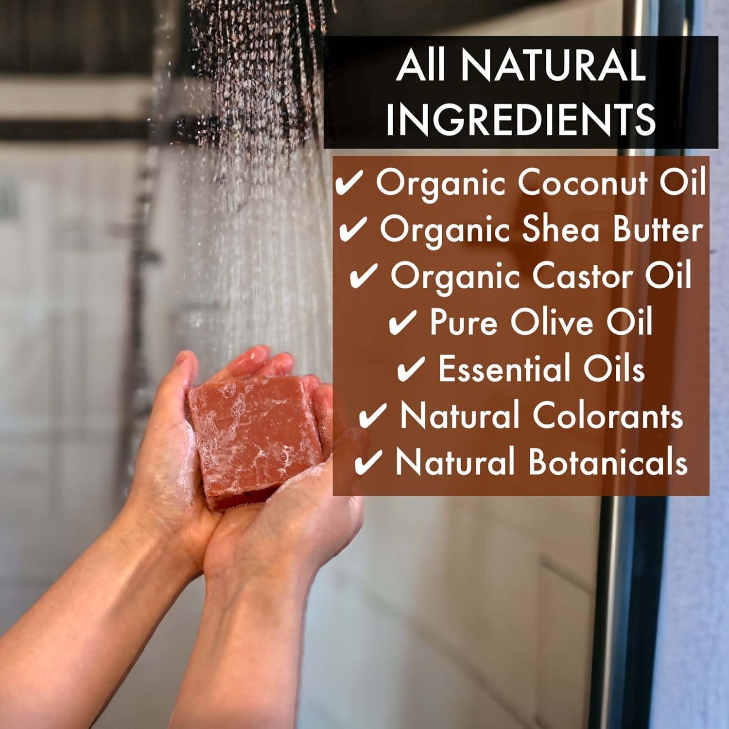 Set de Jabón Orgánico Natural Amor - 4 Barras de 121.9g