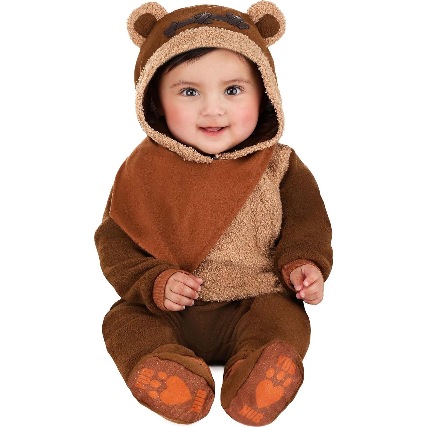 Disfraz Ewok Star Wars Bebés 0-6 meses Mono Minky Premium