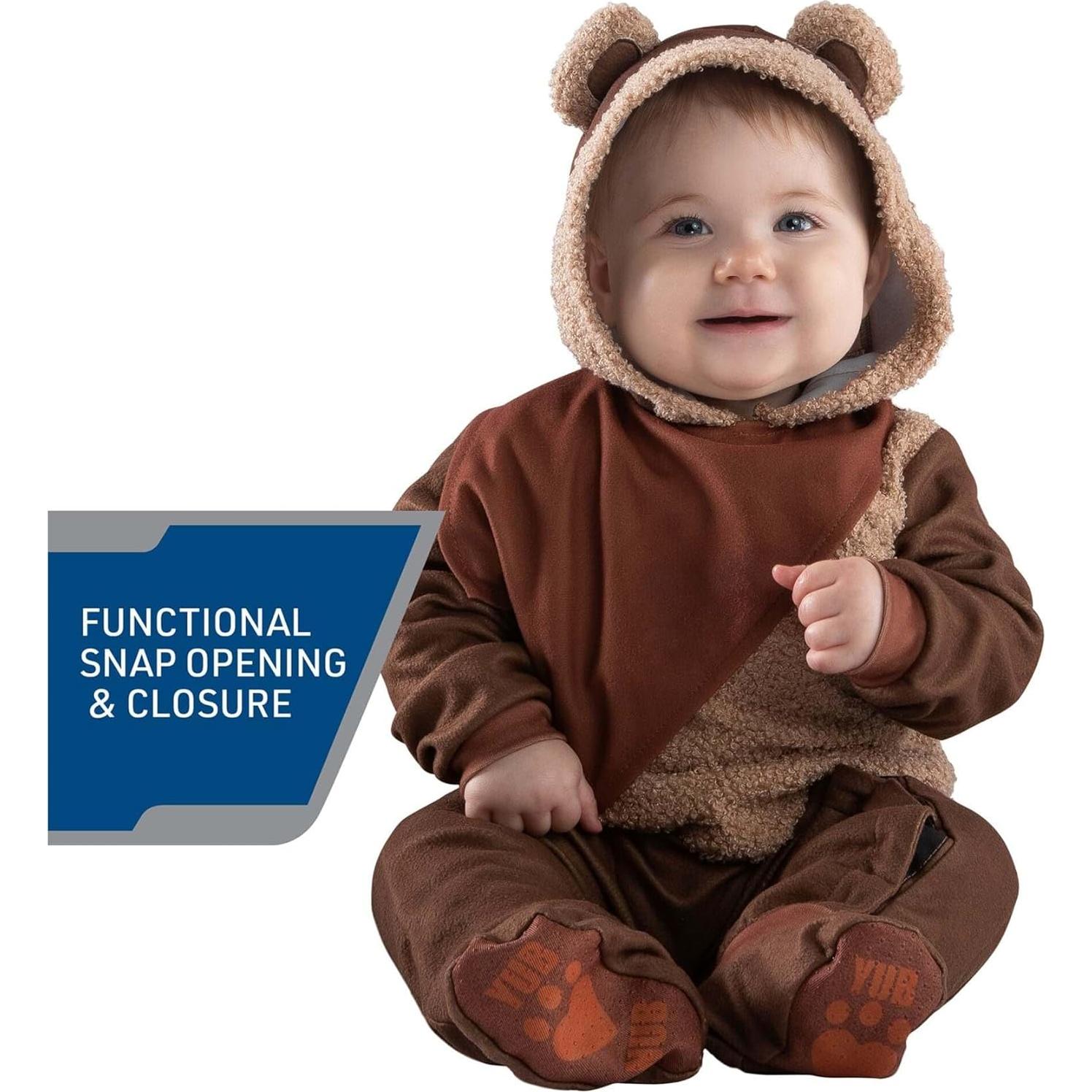 Disfraz Ewok Star Wars Bebés 0-6 meses Mono Minky Premium